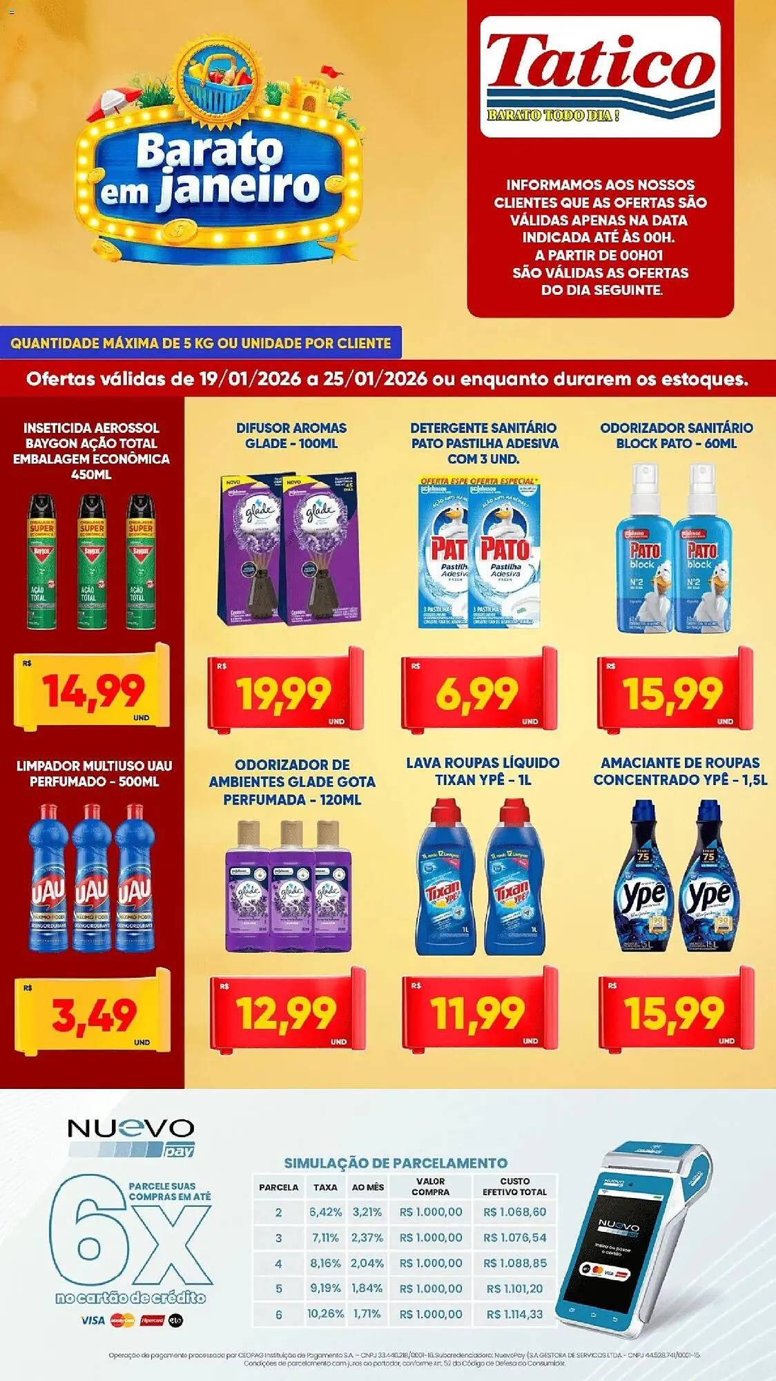 Encarte de Tabloide Tatico 19 de janeiro até 25 de janeiro 2026 - Pagina 5