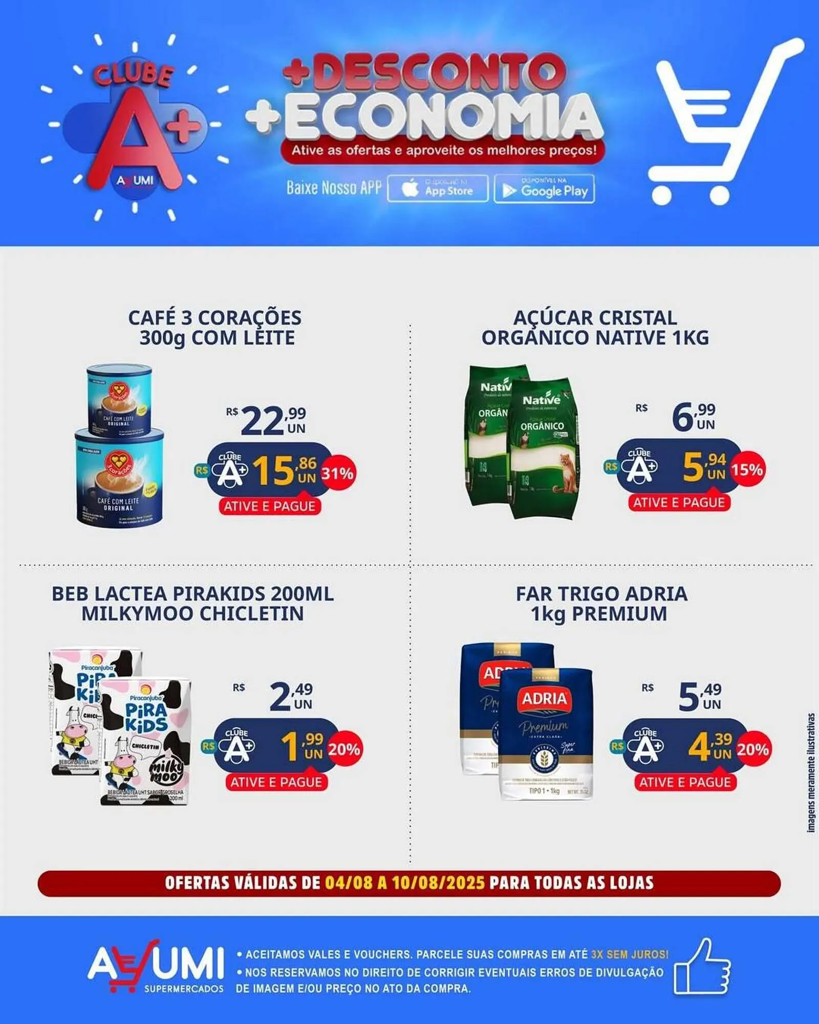 Encarte de Catálogo Ayumi Supermercados 5 de agosto até 10 de agosto 2025 - Pagina 1