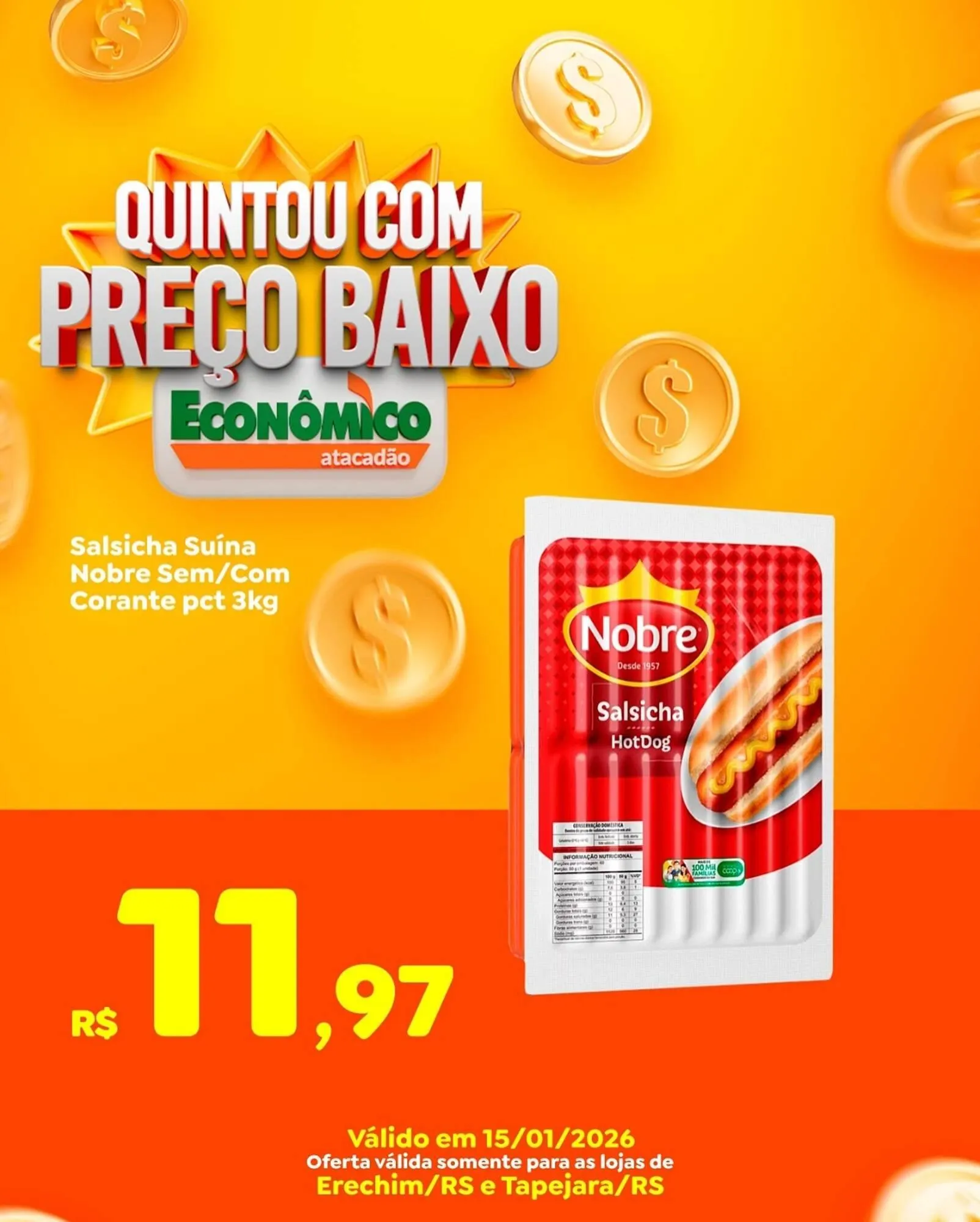 Encarte de Catálogo Econômico Atacadão 15 de janeiro até 15 de janeiro 2026 - Pagina 4