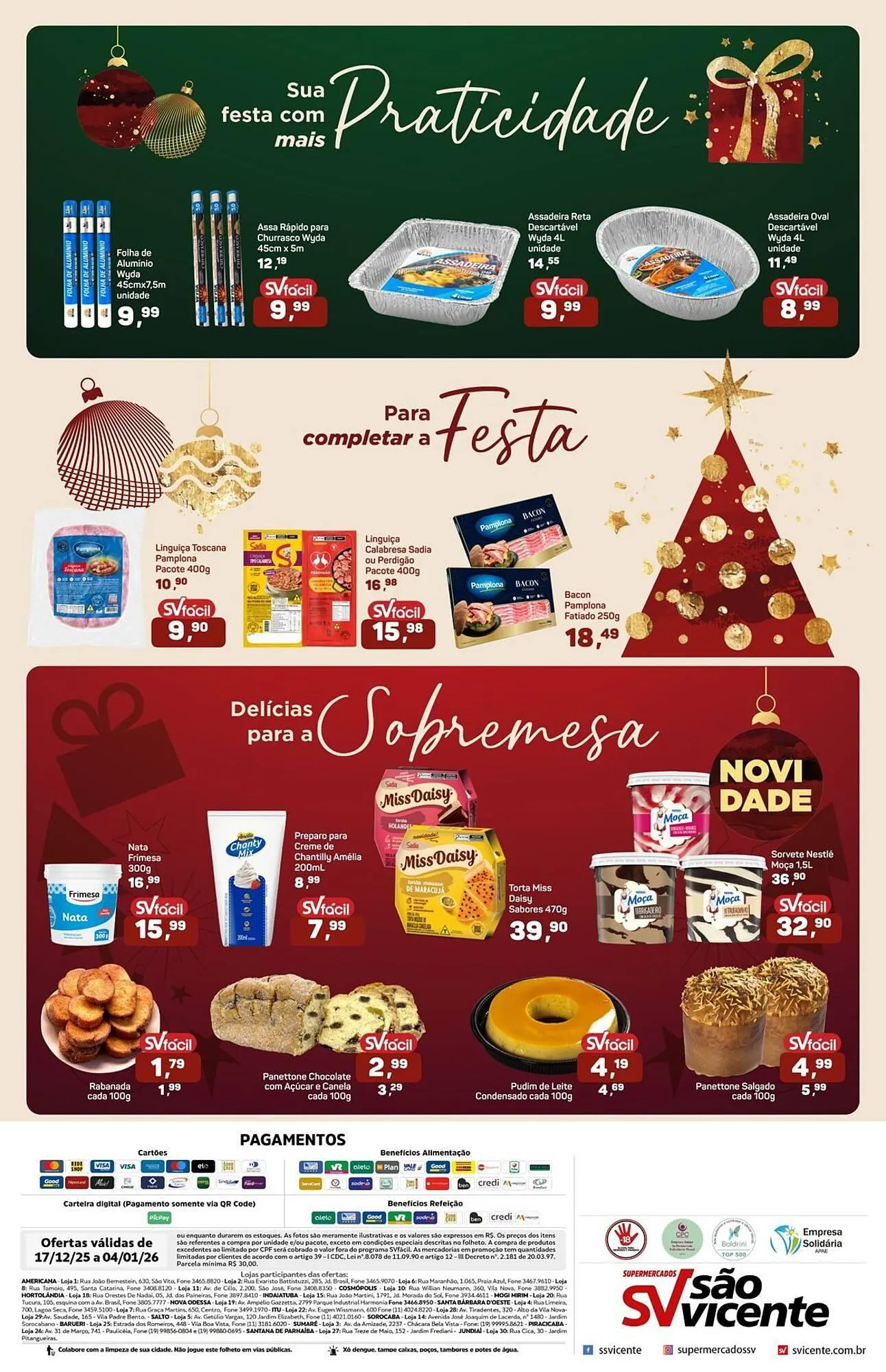 Encarte de Catálogo Supermercados São Vicente 17 de dezembro até 4 de janeiro 2026 - Pagina 8