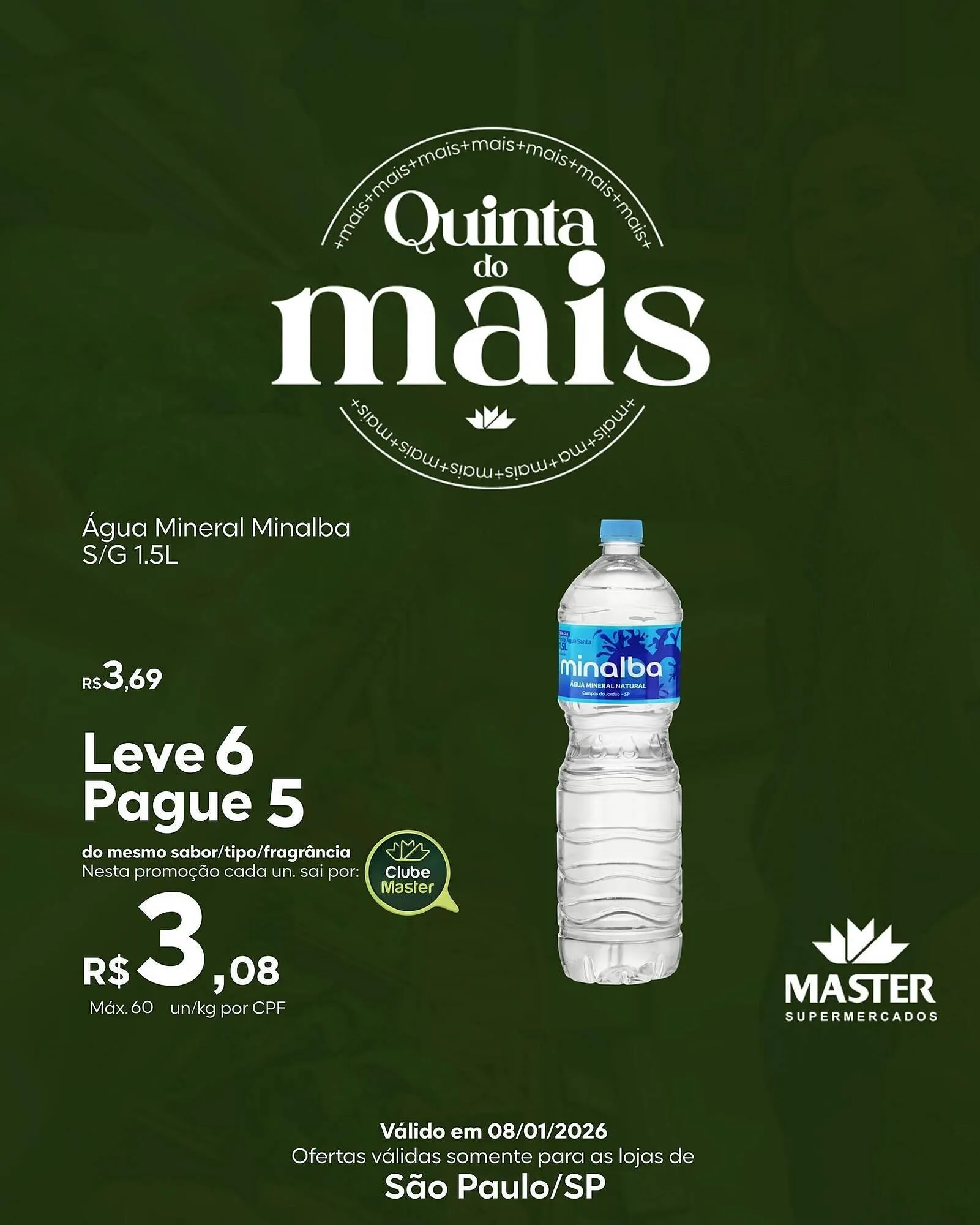 Encarte de Folheto Master Supermercados 8 de janeiro até 8 de janeiro 2026 - Pagina 2