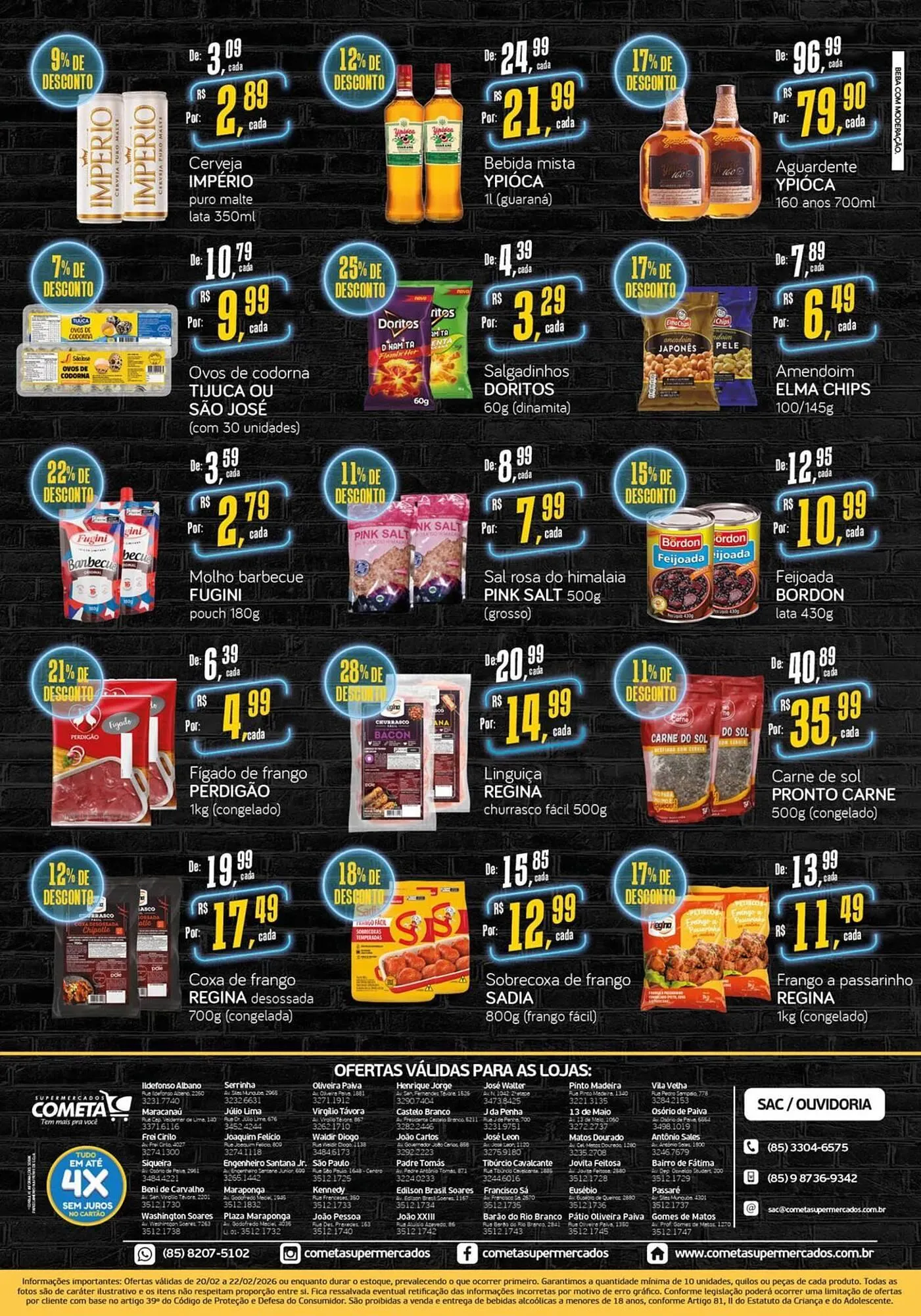 Encarte de Encarte Cometa Supermercados 20 de fevereiro até 22 de fevereiro 2026 - Pagina 2