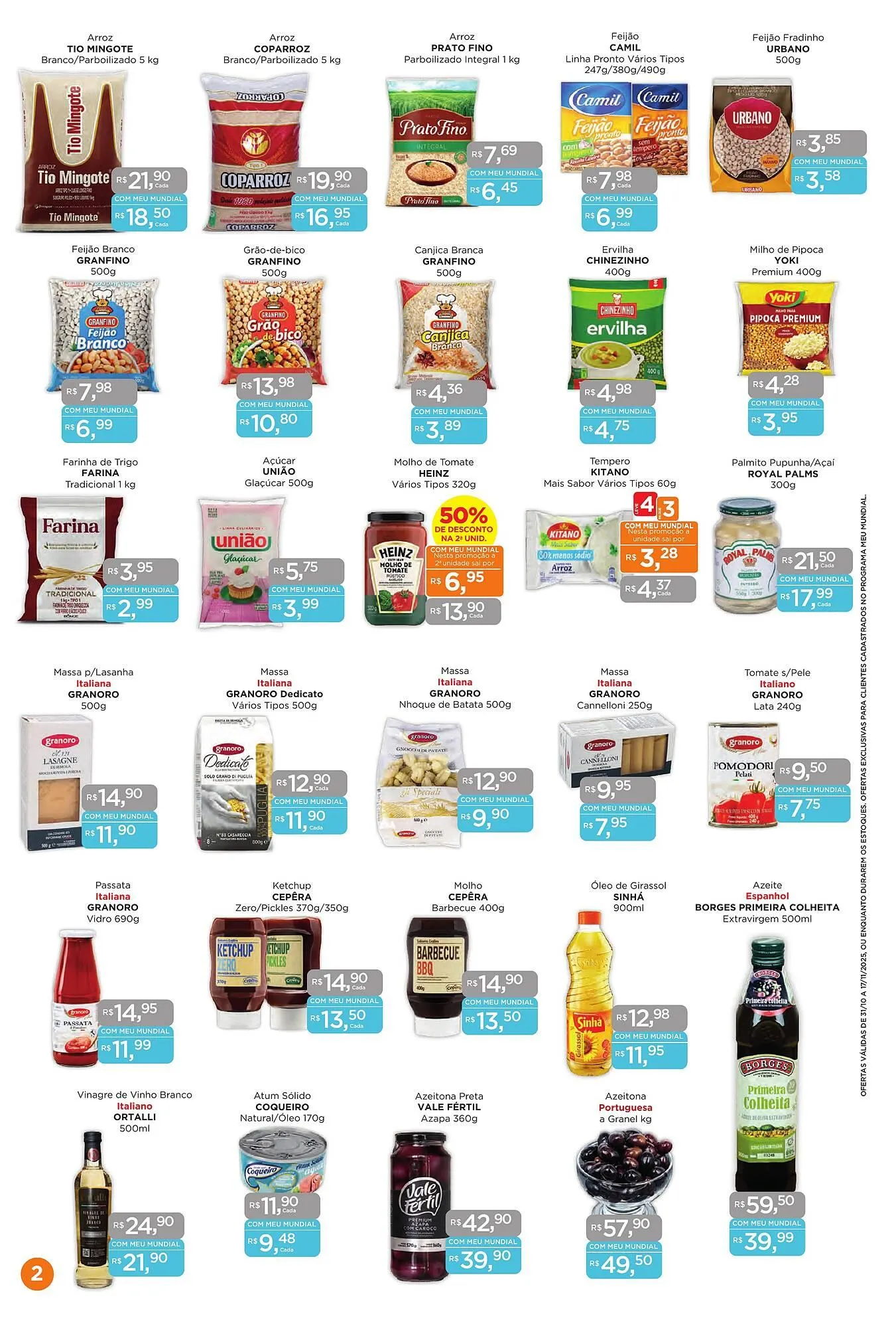 Encarte de Encarte Supermercados Mundial 31 de outubro até 17 de novembro 2025 - Pagina 2