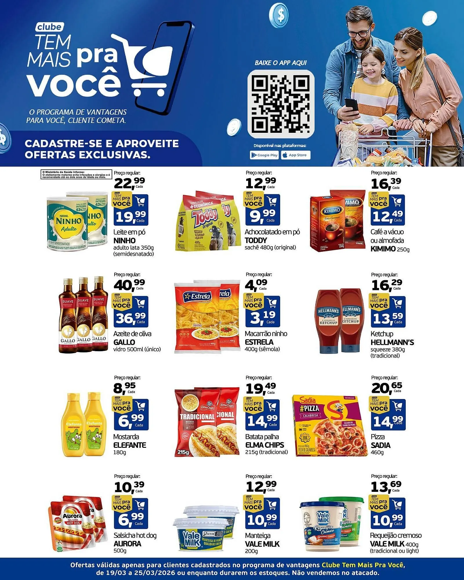 Encarte de Encarte Cometa Supermercados 19 de março até 25 de março 2026 - Pagina 1