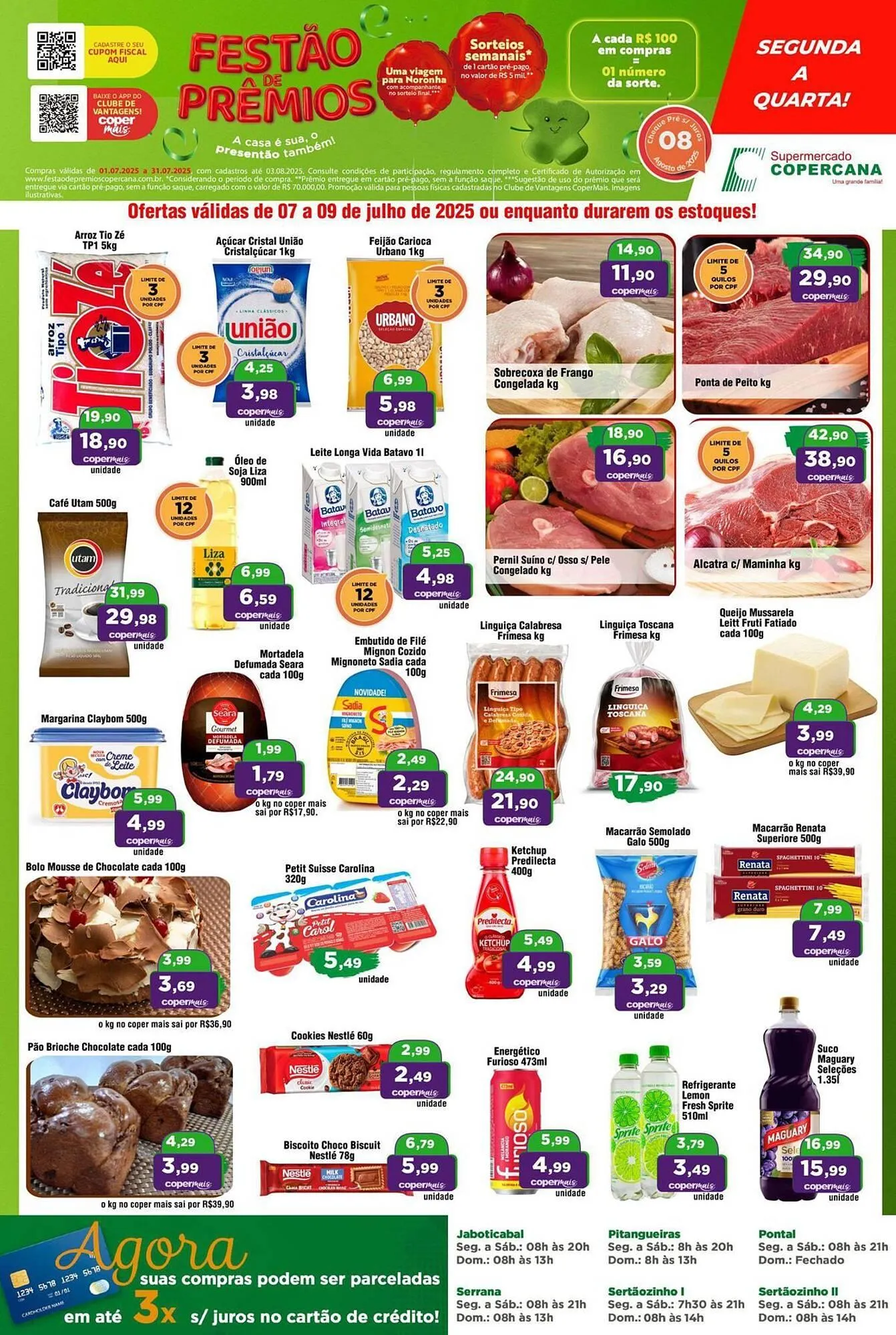 Encarte de Catálogo Copercana 7 de julho até 9 de julho 2025 - Pagina 1