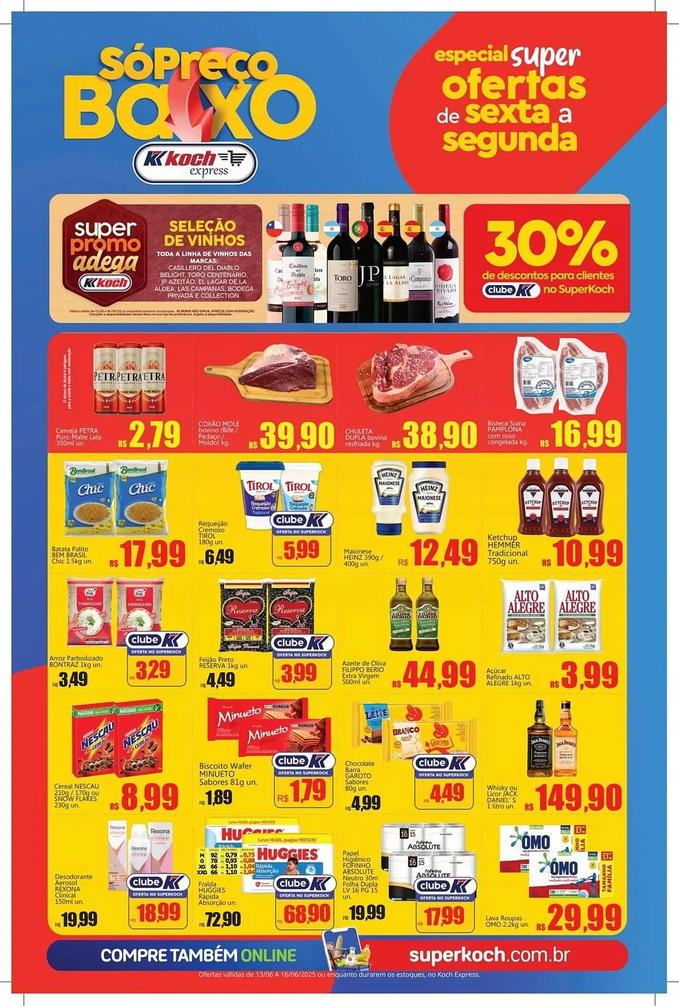 Encarte de Catálogo Supermercados Koch 13 de junho até 16 de junho 2025 - Pagina 1