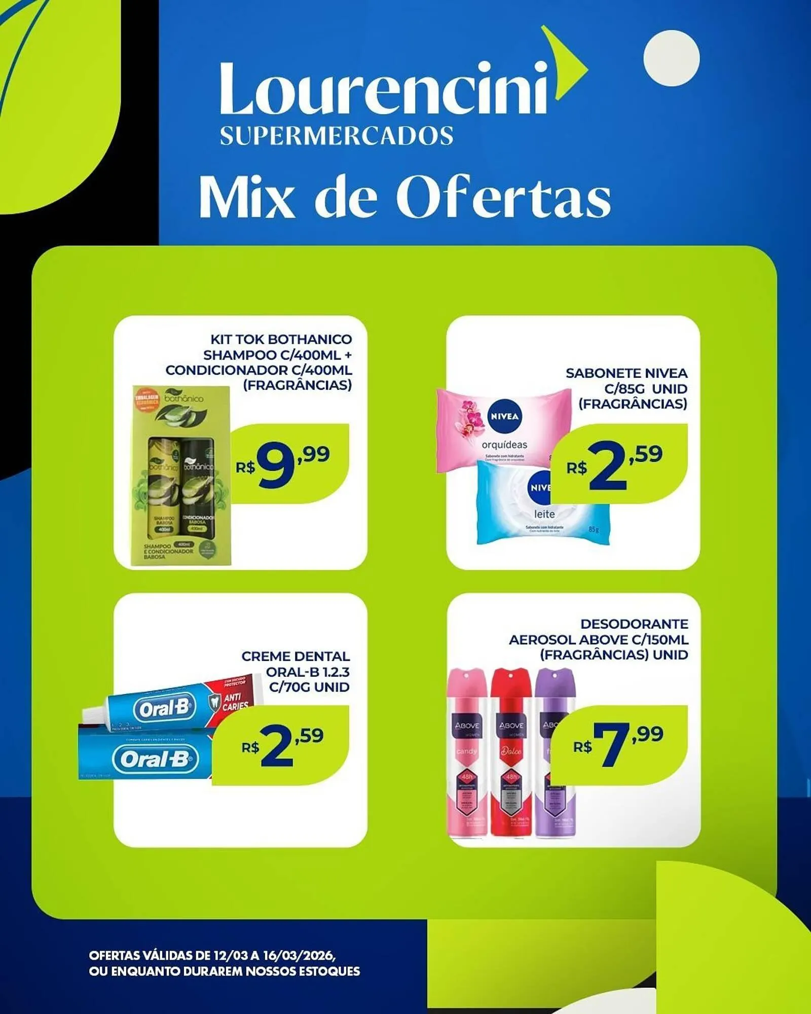 Encarte de Catálogo Lourencini Supermercados 14 de março até 16 de março 2026 - Pagina 2