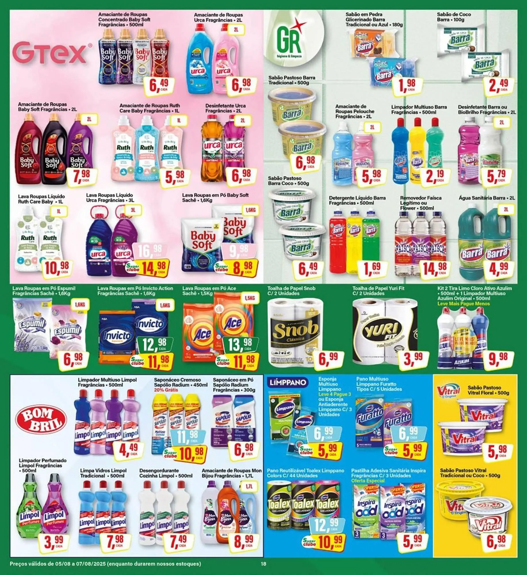 Encarte de Catálogo Rede Supermarket 5 de agosto até 7 de agosto 2025 - Pagina 18