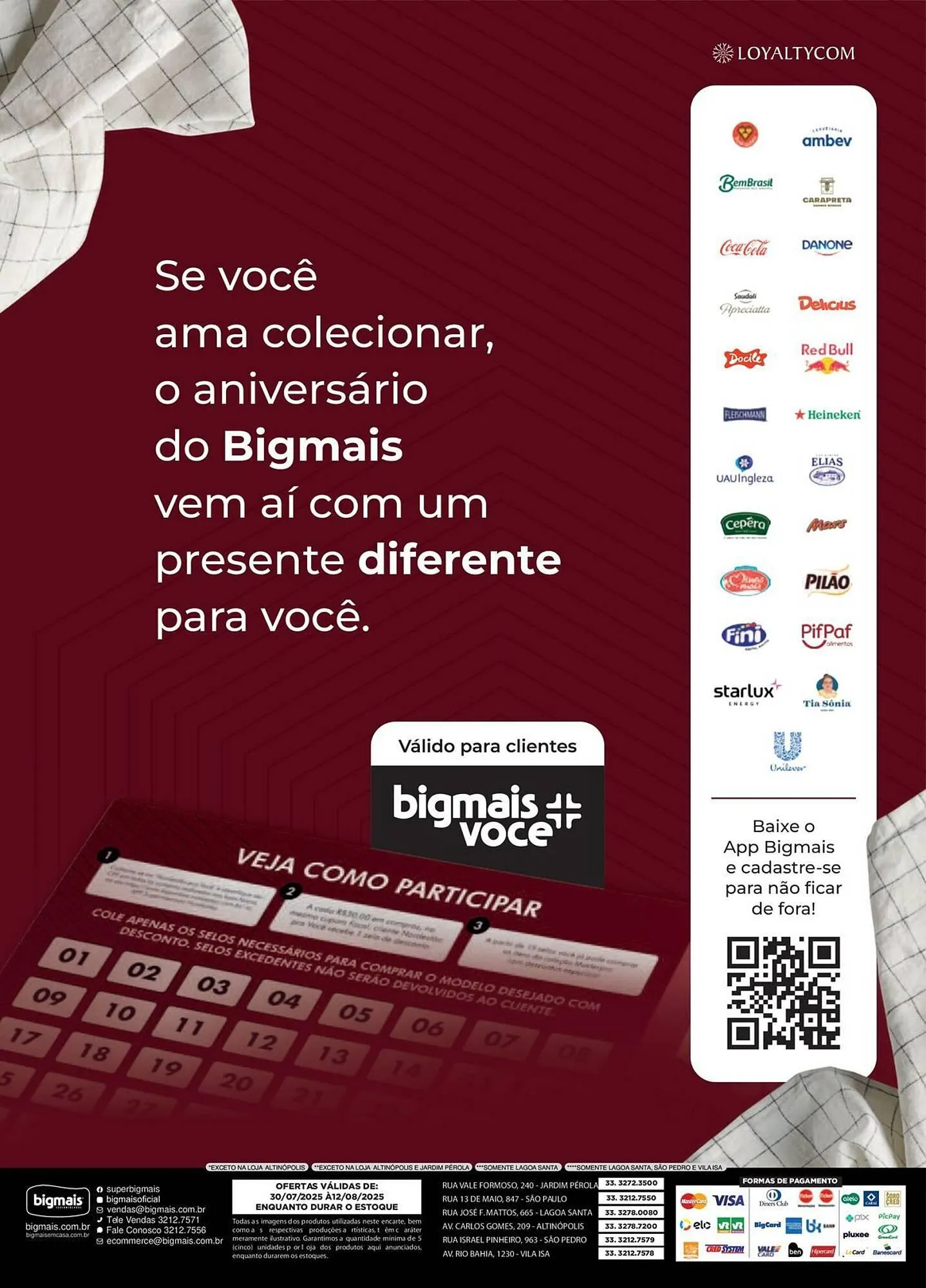 Encarte de Catálogo Big Mais Supermercados 31 de julho até 12 de agosto 2025 - Pagina 20