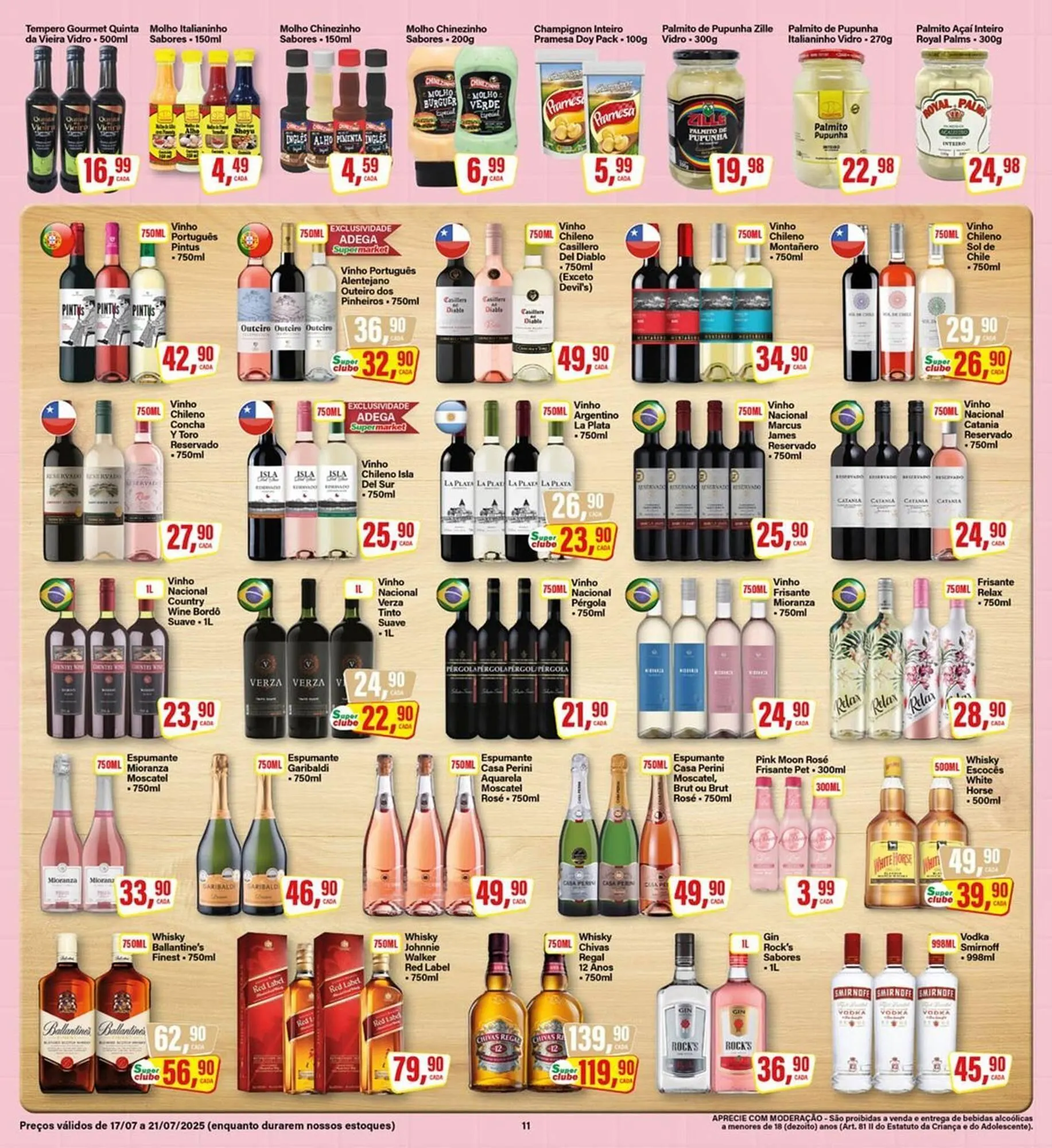 Encarte de Catálogo Rede Supermarket 17 de julho até 21 de julho 2025 - Pagina 11