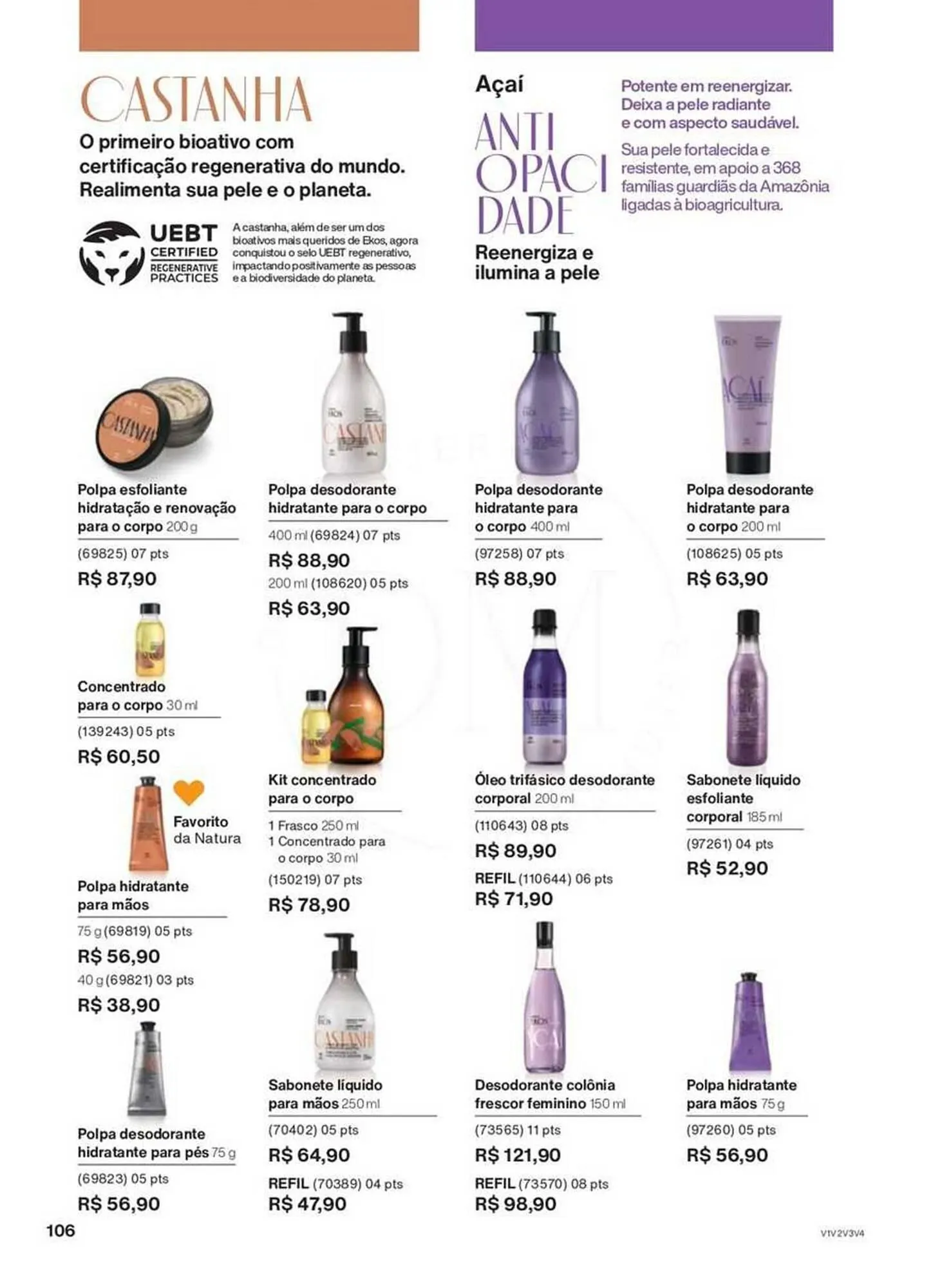 Encarte de Catálogo Natura 24 de abril até 30 de maio 2025 - Pagina 106