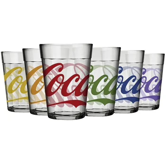 Jogo de Copo Americano Coca-Cola Pride 190ml com 6 peças