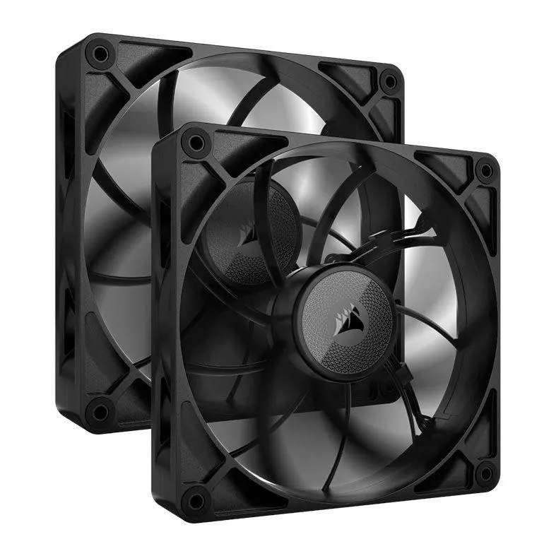 Kit Ventoinhas Corsair Icue Link RX140 Max, 2x140mm, Preto, CO-9051044-WW