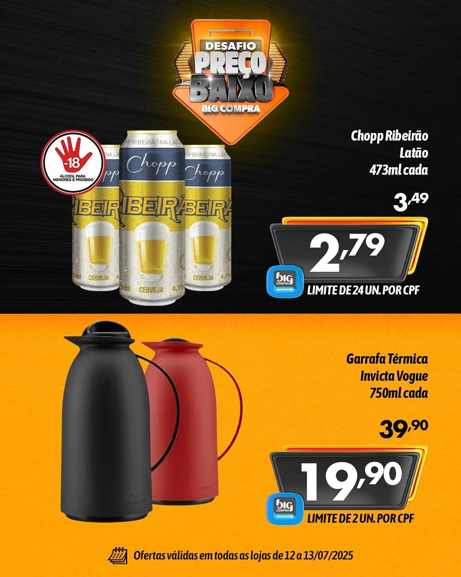 Encarte de Catálogo Supermercados Big Compra 12 de julho até 13 de julho 2025 - Pagina 4