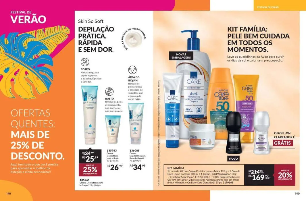 Encarte de Avon Cosméticos  22 de agosto até 22 de setembro 2024 - Pagina 72