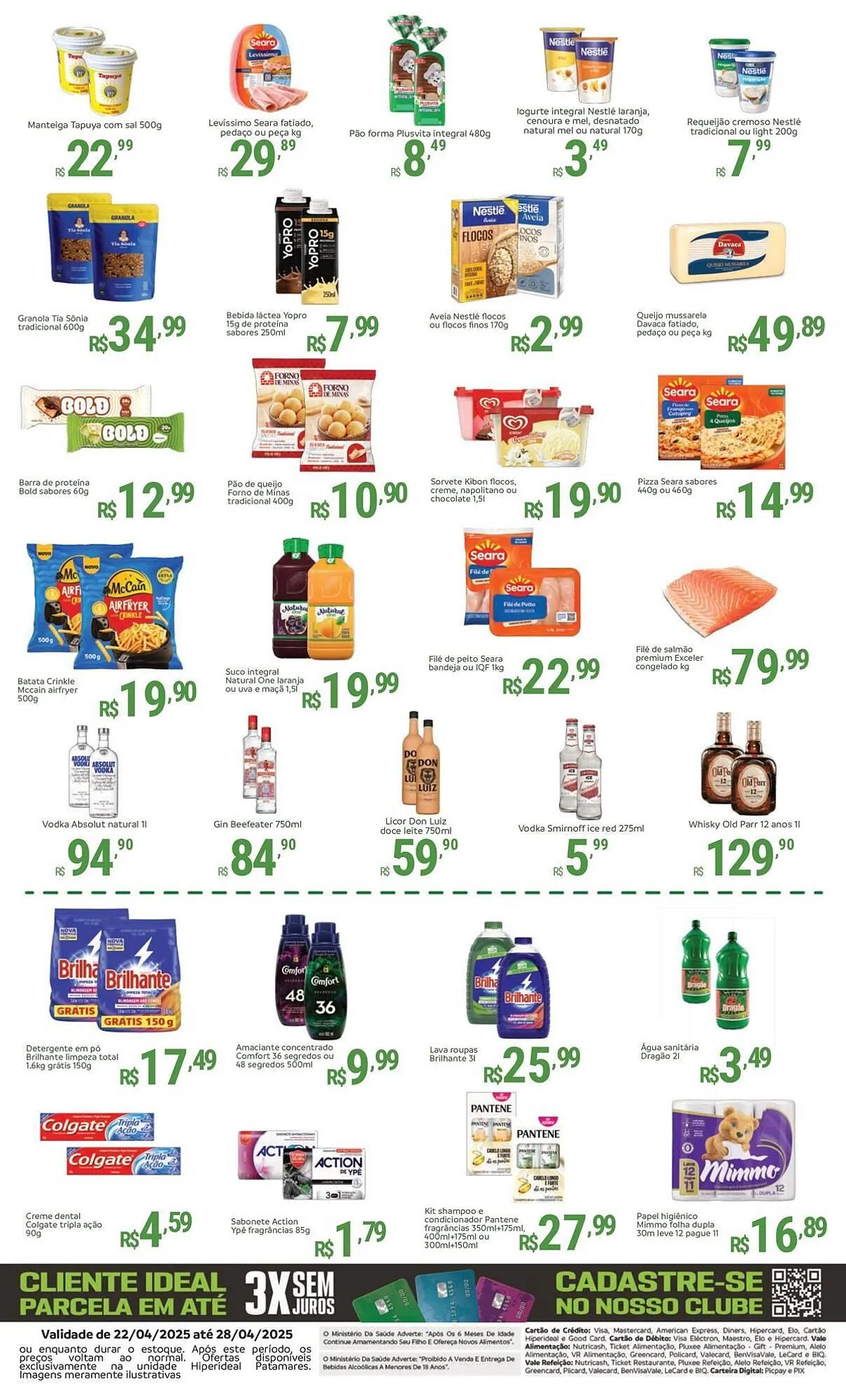 Encarte de Catálogo Hiperideal Supermercados 23 de abril até 28 de abril 2025 - Pagina 2
