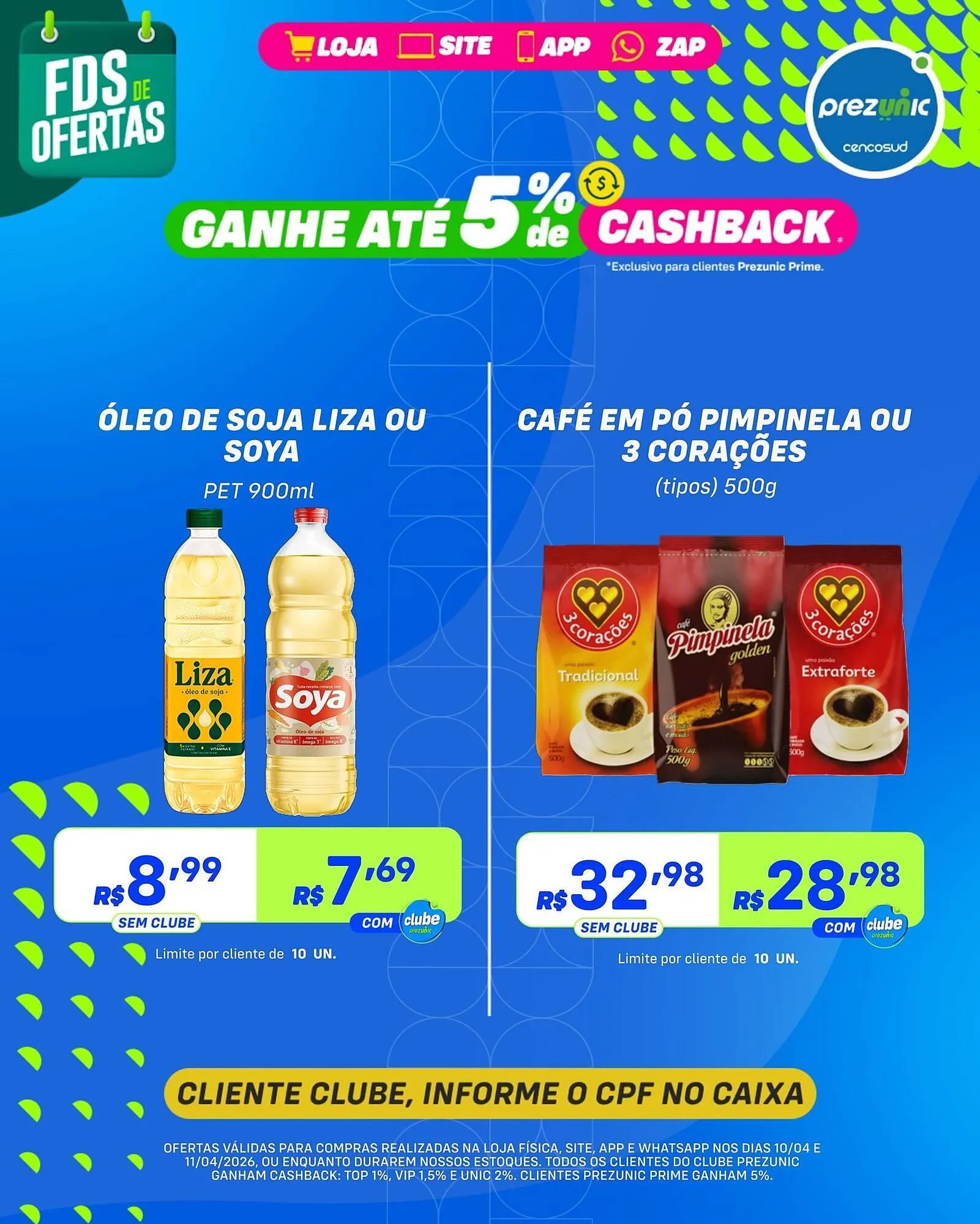 Encarte de Encarte Prezunic 10 de abril até 11 de abril 2026 - Pagina 5