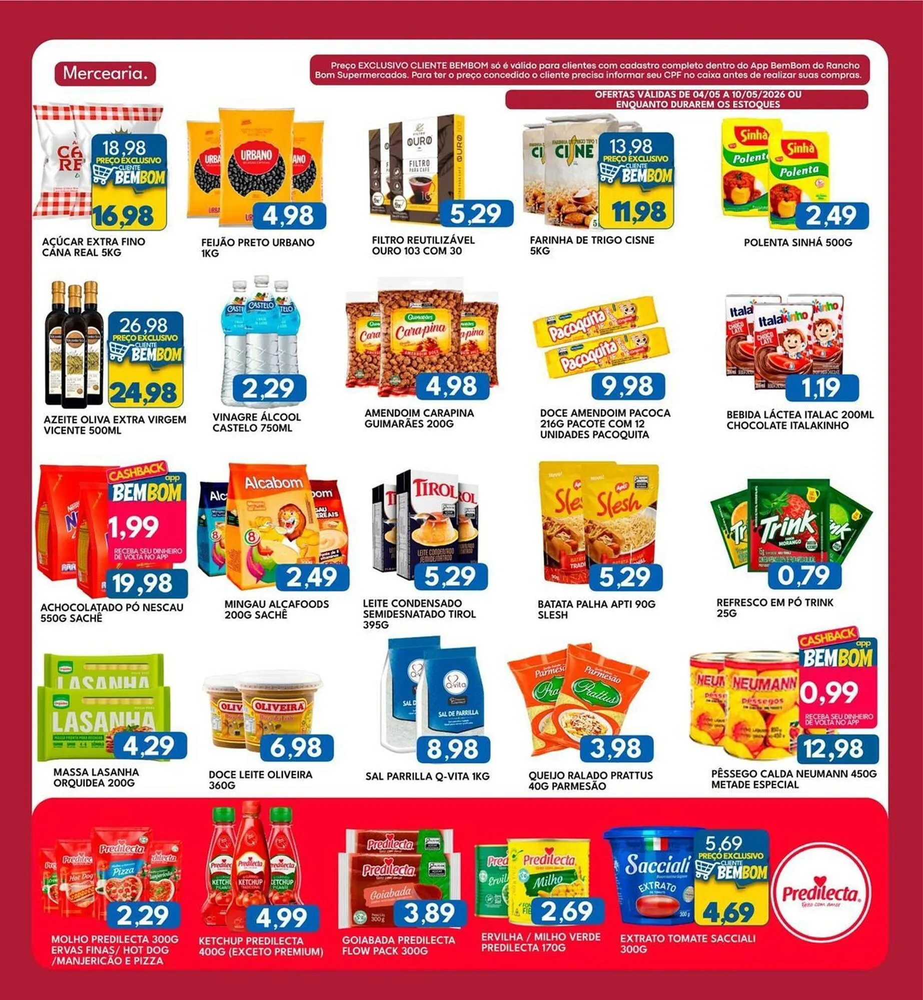 Encarte de Catálogo Rancho Bom Supermercados 4 de maio até 10 de maio 2026 - Pagina 2