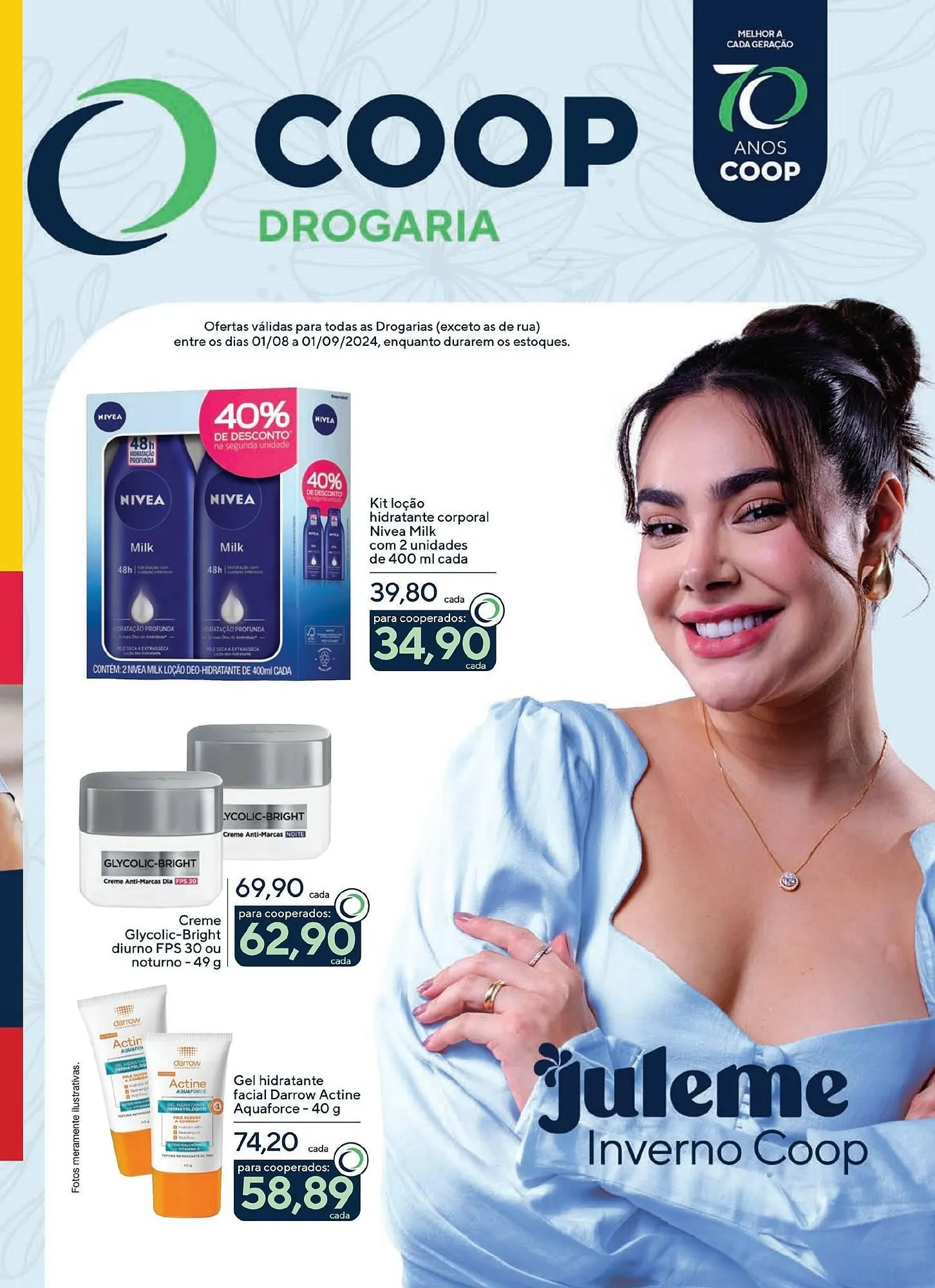 Encarte de Catálogo Drogarias Coop 1 de agosto até 1 de setembro 2024 - Pagina 1