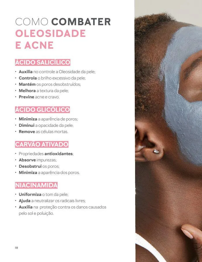 Encarte de Cartilha Cuidados Faciais 2 de setembro até 30 de setembro 2024 - Pagina 58