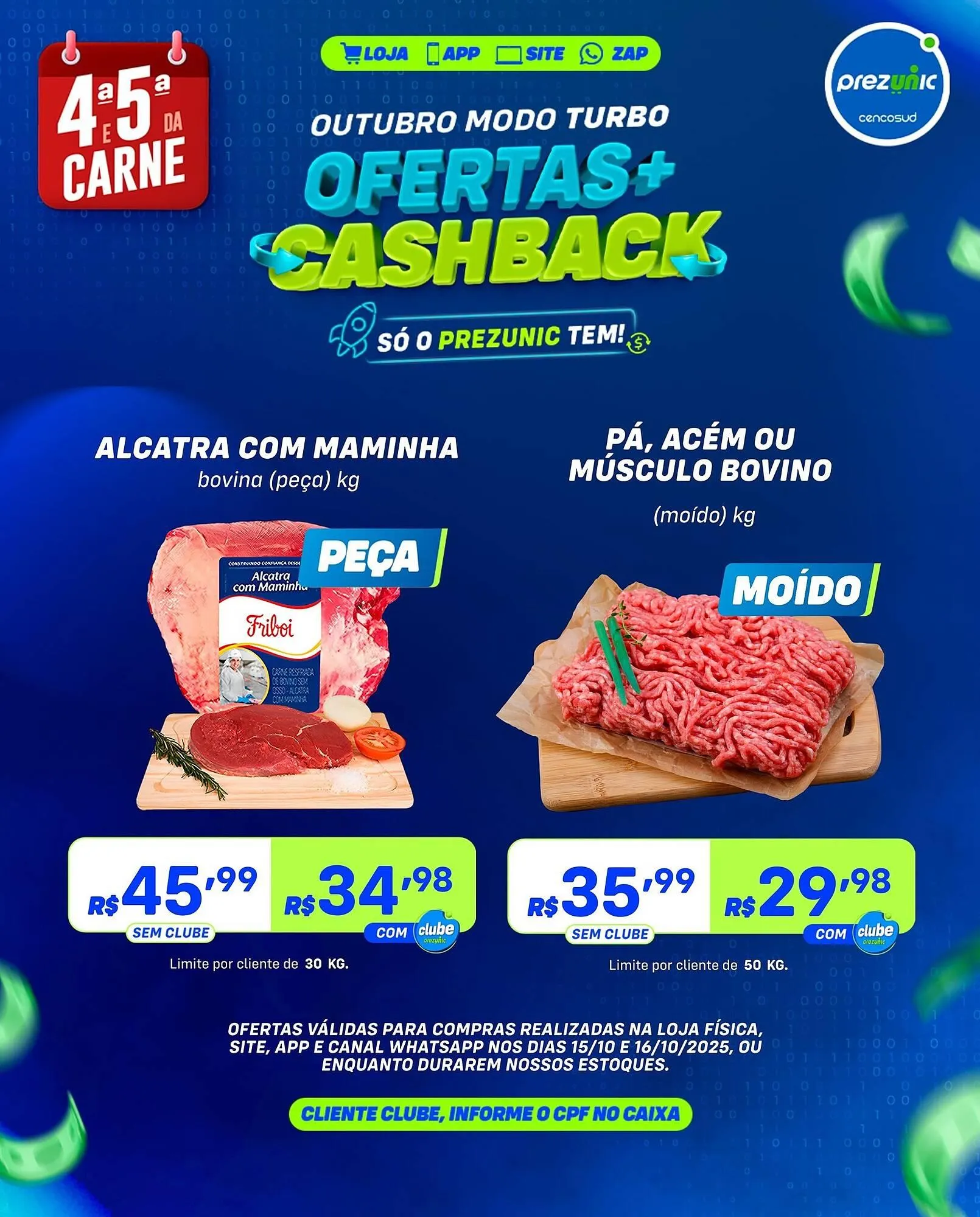 Encarte de Encarte Prezunic 15 de outubro até 16 de outubro 2025 - Pagina 1