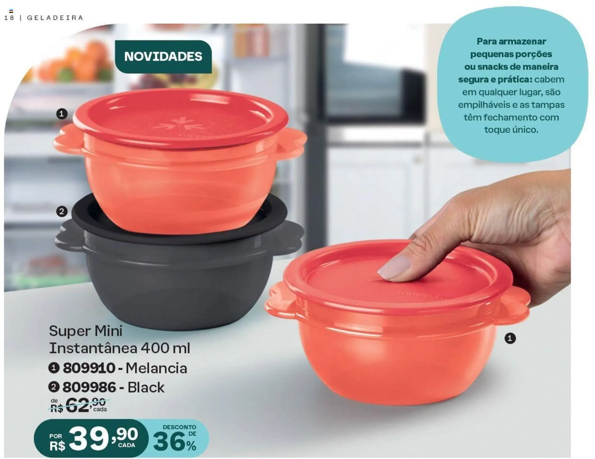 Encarte de Catálogo Tupperware 1 de outubro até 31 de outubro 2024 - Pagina 17
