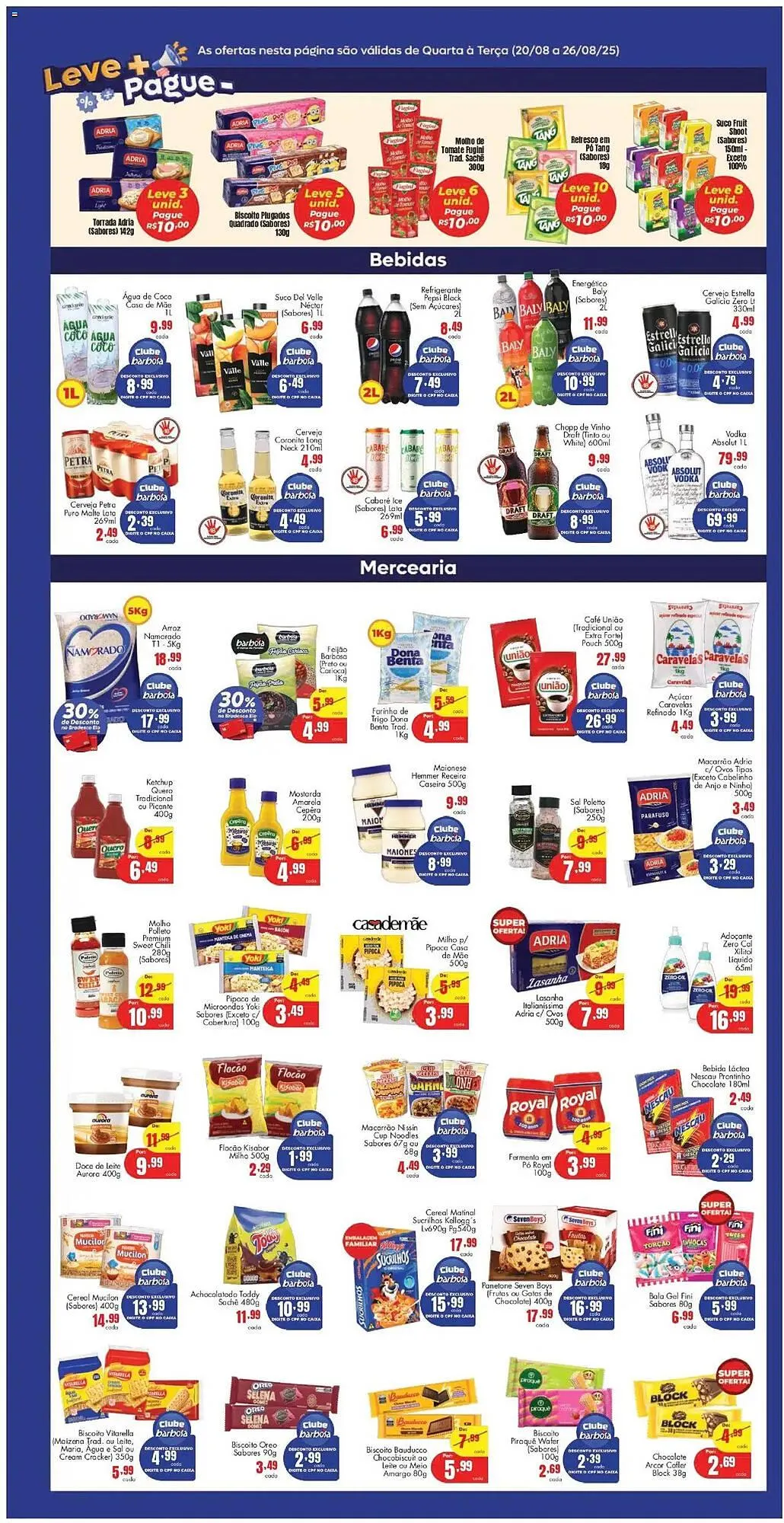 Encarte de Catálogo Barbosa Supermercados 20 de agosto até 26 de agosto 2025 - Pagina 3