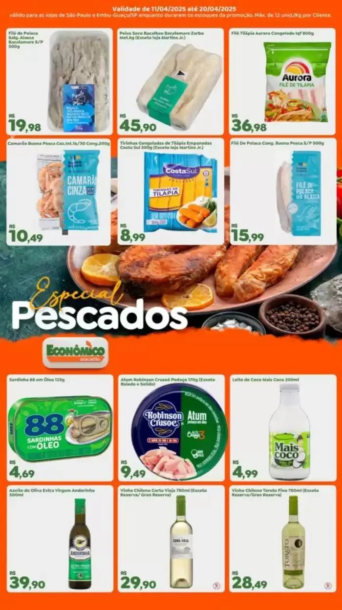 Encarte de Ofertas especiais para você 11 de abril até 20 de abril 2025 - Pagina 1