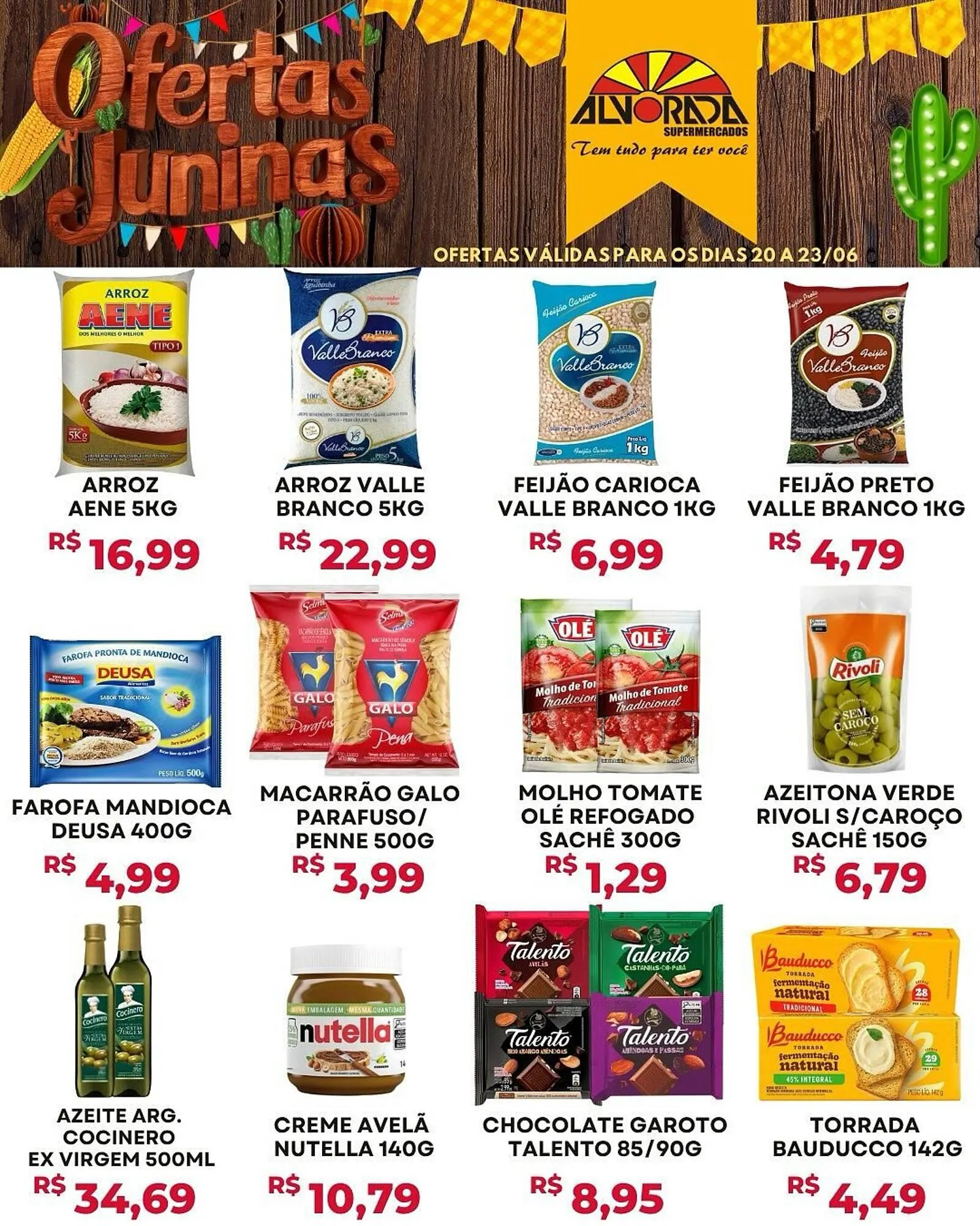 Encarte de Catálogo Alvorada Supermercados 20 de junho até 23 de junho 2025 - Pagina 1