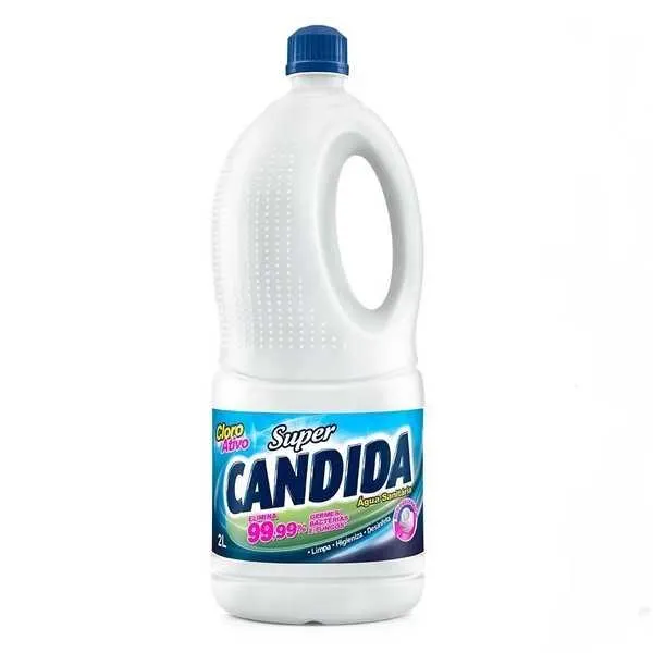Água Sanitária Super Cândida Cloro Ativo 2,0 a 2,5% 2L 1 UN