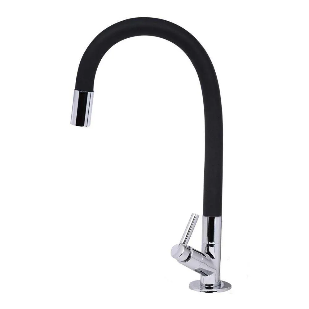 Torneira De Cozinha Flexível Liege Bancada - Preto