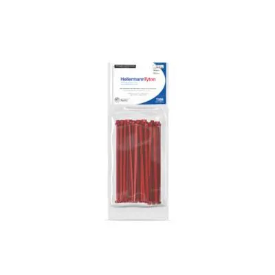 Abraçadeira Insulok T30r 150 X 3,6 Mm Vermelho Com 100 Peças - Hellermann - Referência: 10114641