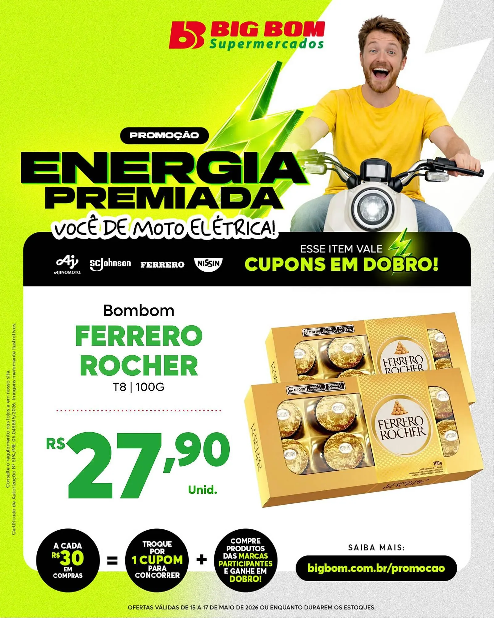 Encarte de Catálogo Big Bom Supermercados 15 de maio até 17 de maio 2026 - Pagina 6