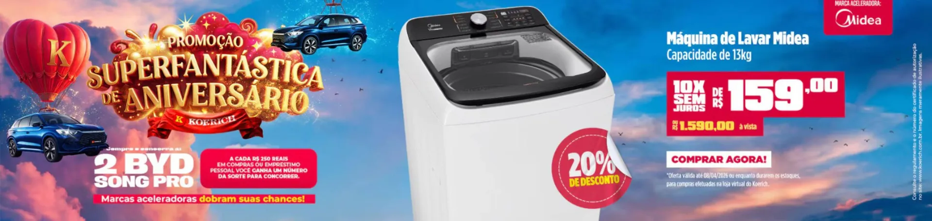 Encarte de Catálogo Lojas Koerich 8 de abril até 12 de abril 2026 - Pagina 7