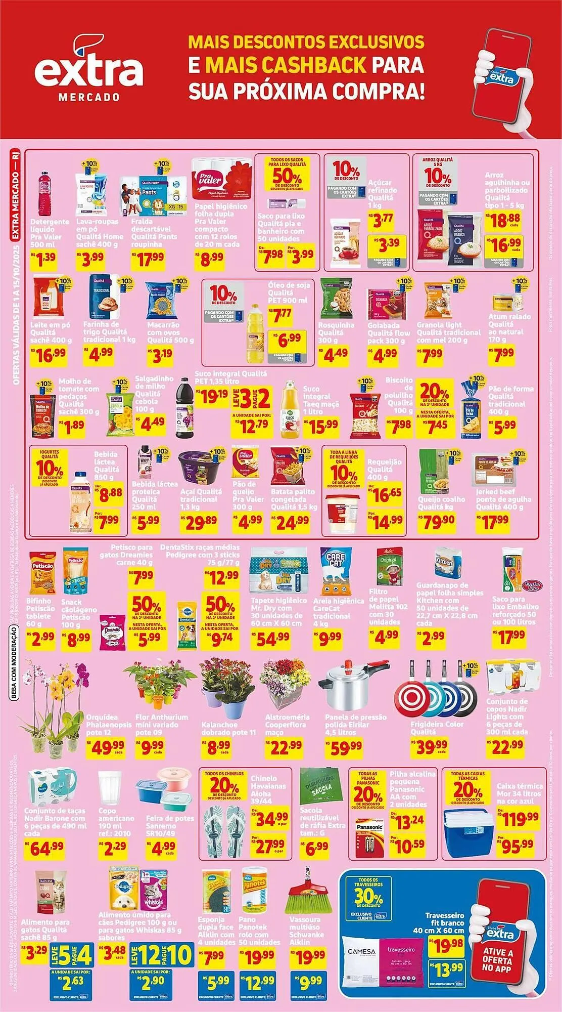 Encarte de Encarte Mercado Extra 1 de outubro até 15 de outubro 2025 - Pagina 7