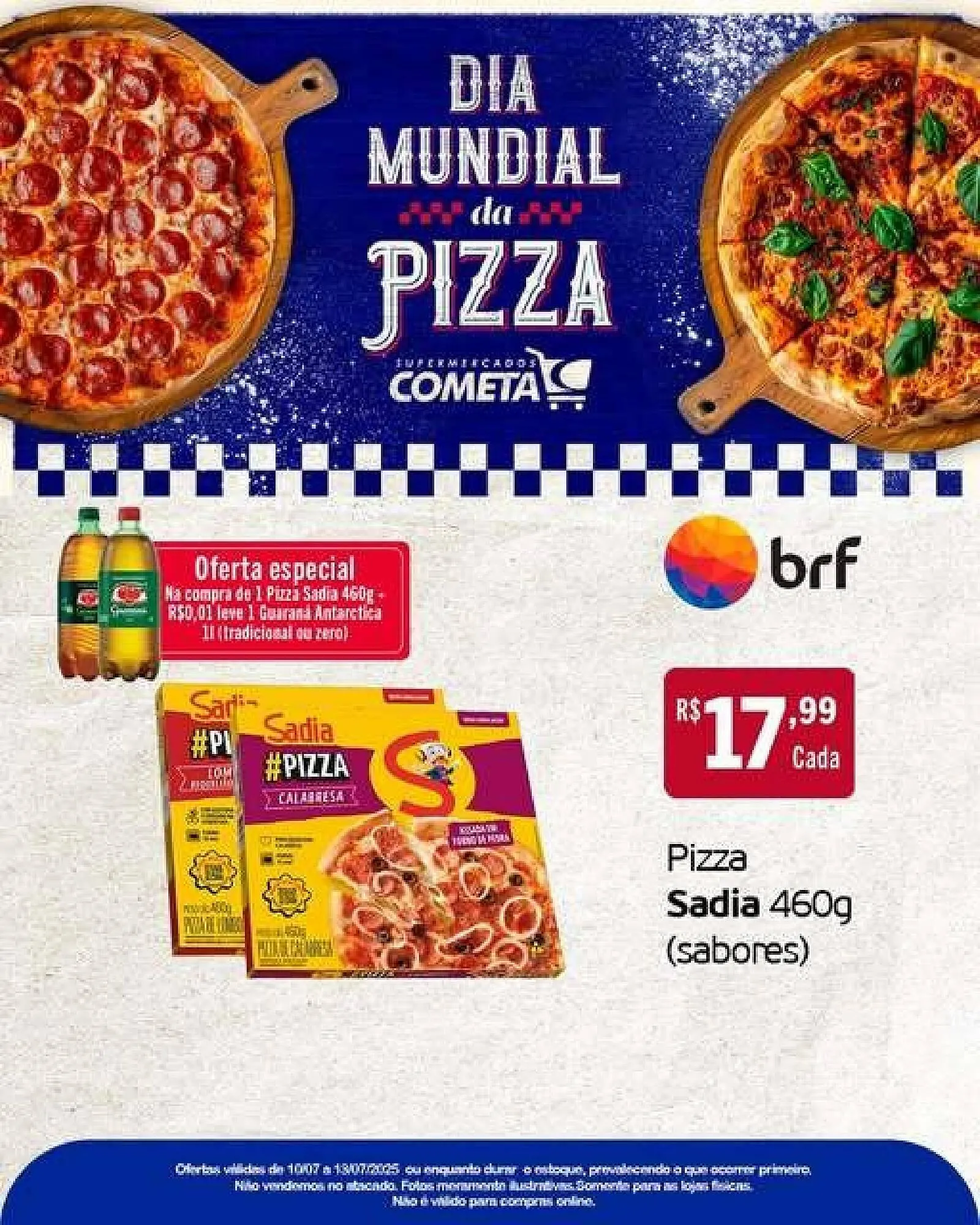 Encarte de Catálogo Cometa Supermercados 10 de julho até 13 de julho 2025 - Pagina 1