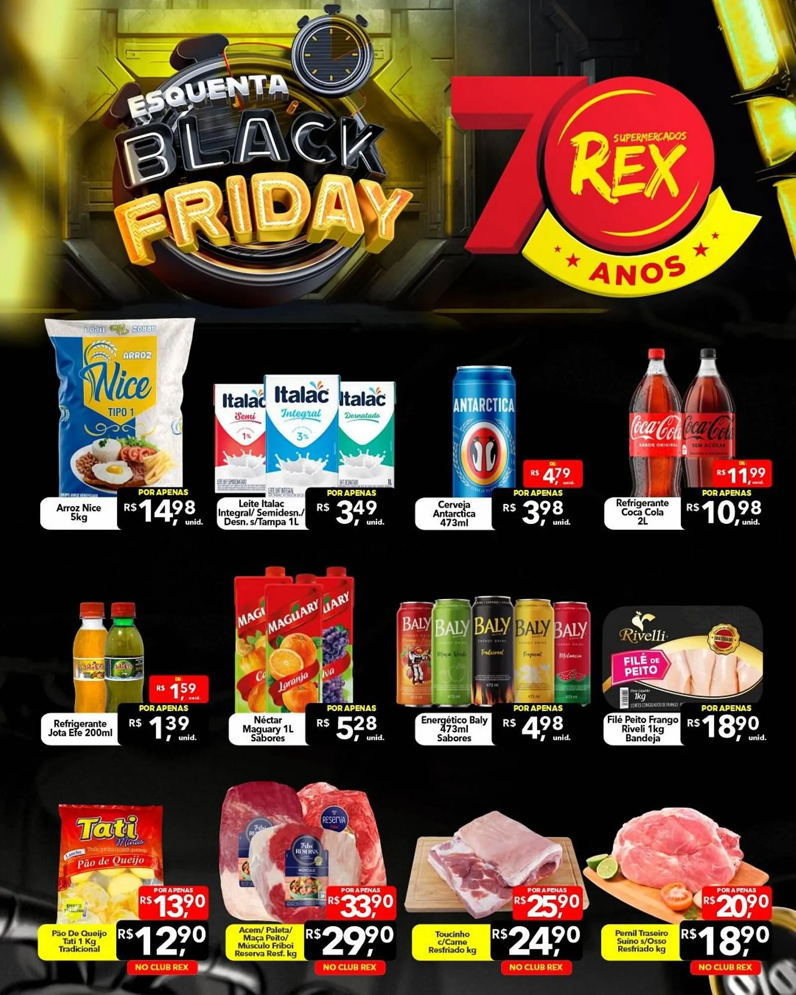 Encarte de Catálogo Supermercados Rex 21 de novembro até 24 de novembro 2025 - Pagina 1
