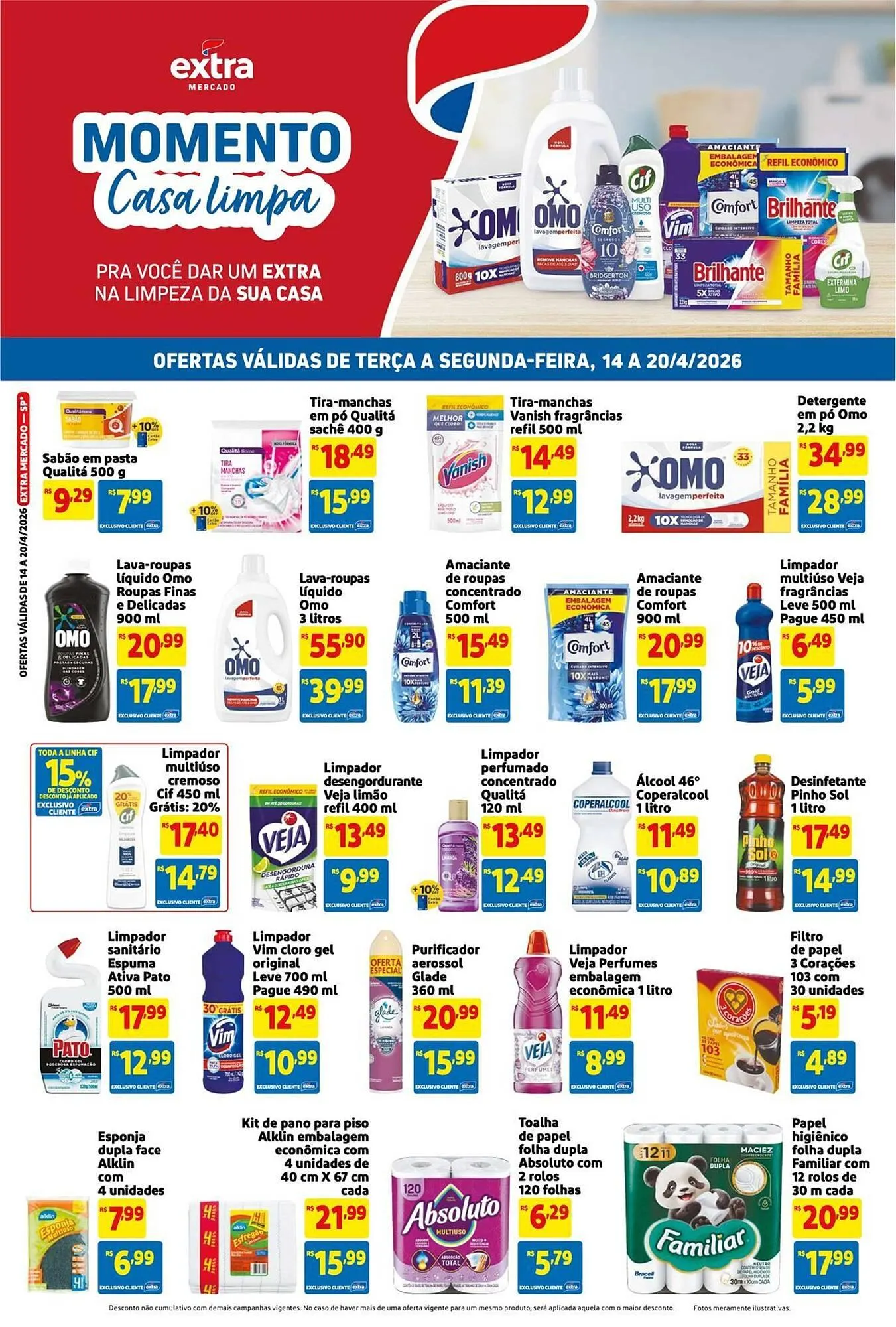 Encarte de Encarte Mercado Extra 14 de abril até 20 de abril 2026 - Pagina 3