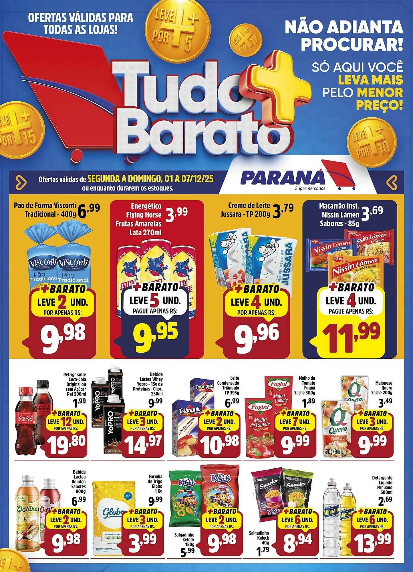 Encarte de Folheto Supermercado Paraná 1 de dezembro até 7 de dezembro 2025 - Pagina 1
