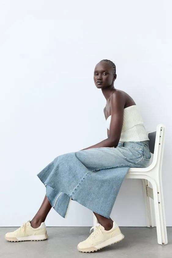 TÊNIS ESPORTIVO RUNNING DE TECIDO