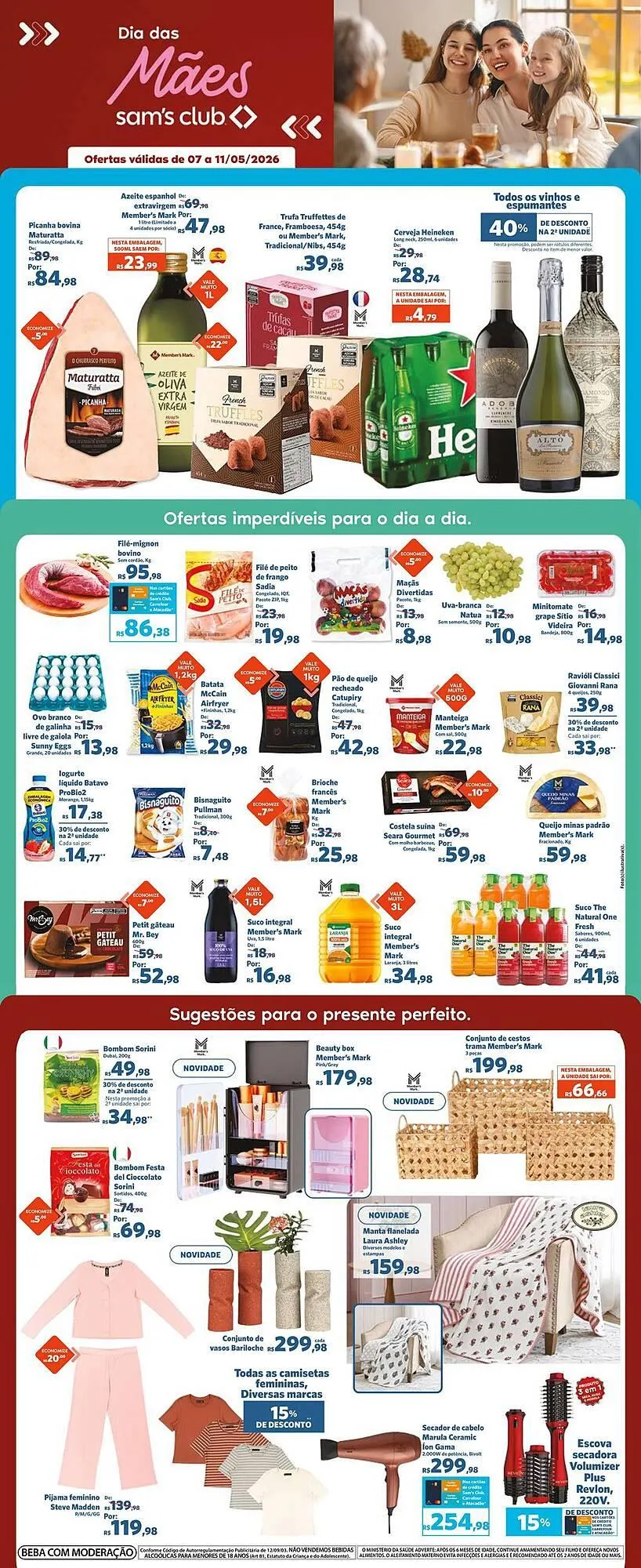 Encarte de Folheto Sam's Club 7 de maio até 11 de junho 2026 - Pagina 1
