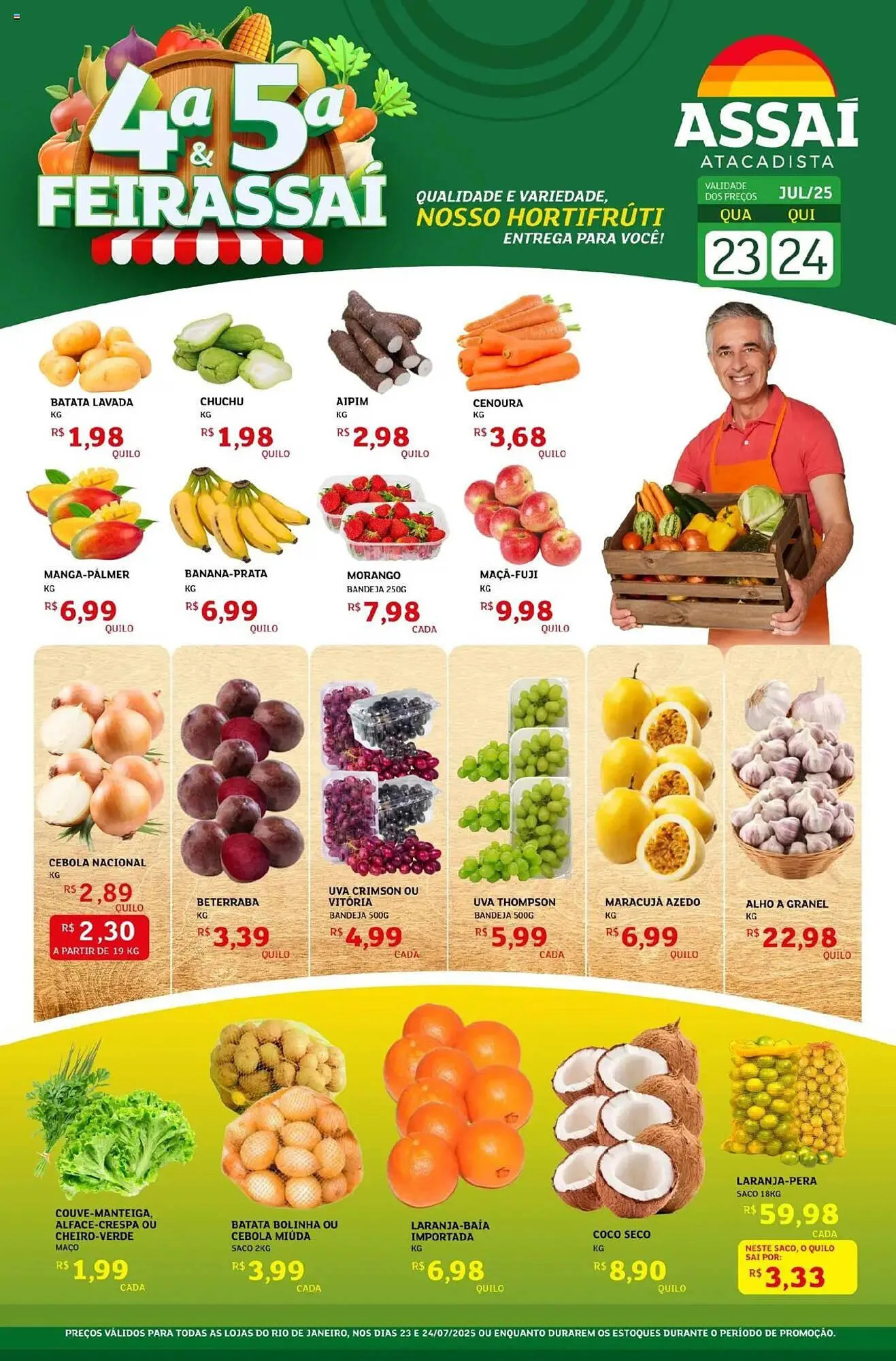 Encarte de Catálogo Assaí Atacadista 23 de julho até 24 de julho 2025 - Pagina 1