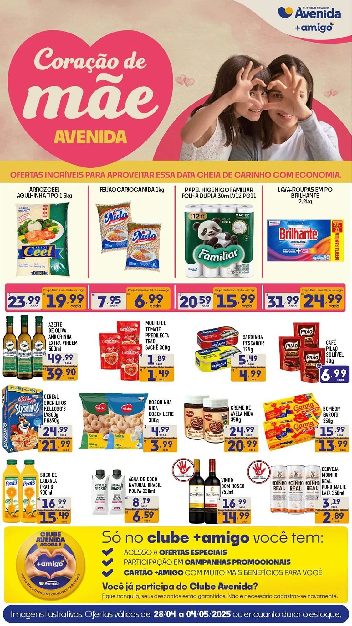 Encarte de Catálogo Supermercados Avenida 28 de abril até 4 de maio 2025 - Pagina 1