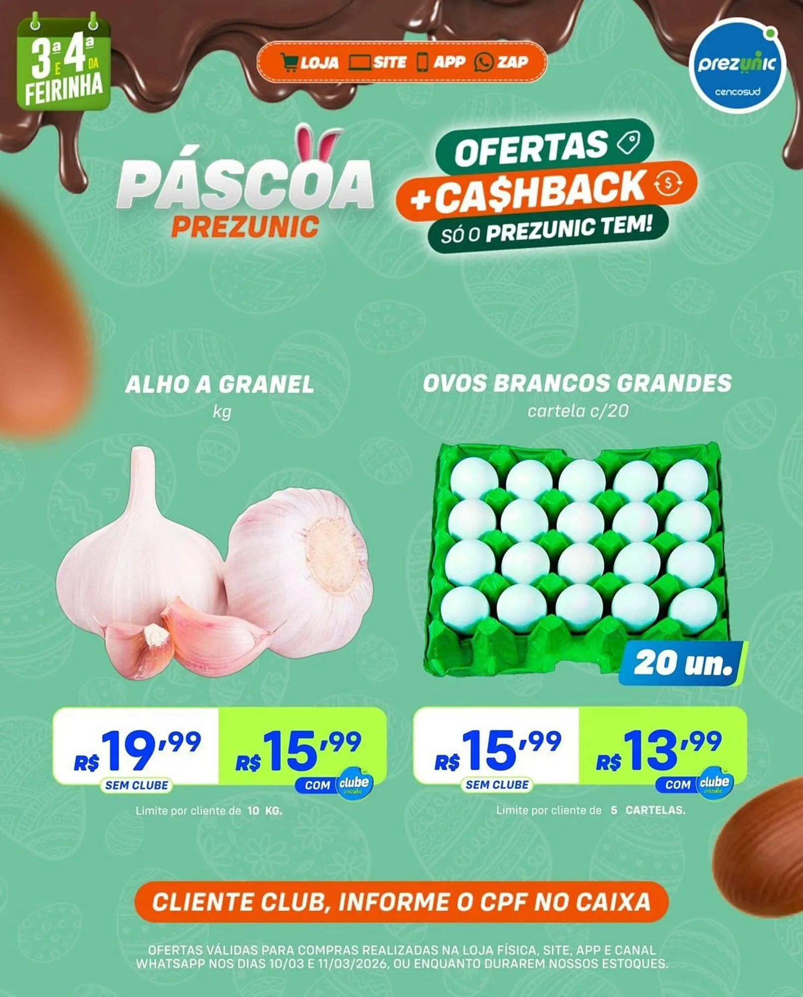 Encarte de Encarte Prezunic 10 de março até 11 de março 2026 - Pagina 7