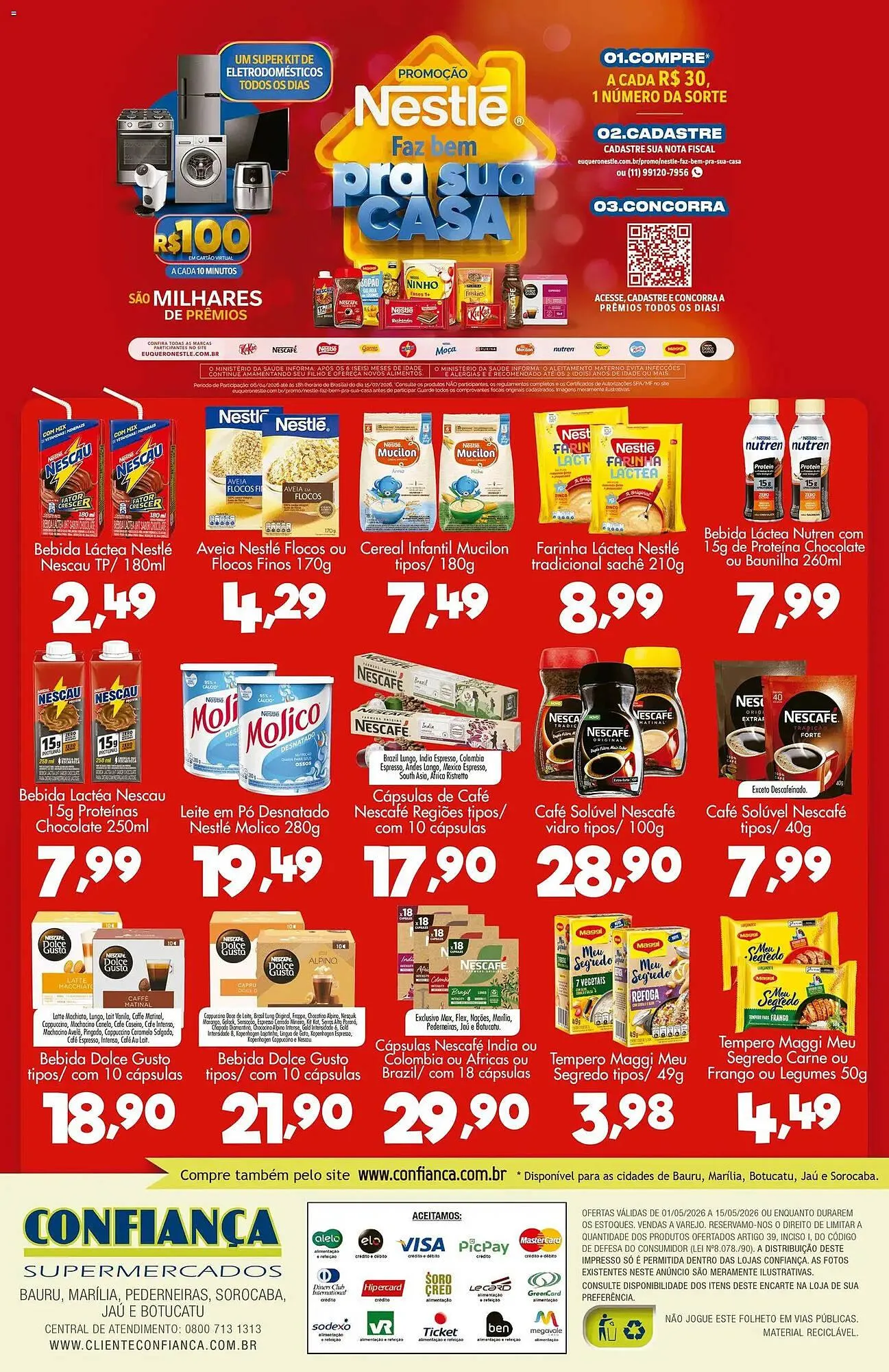 Encarte de Catálogo Confiança Supermercados 1 de maio até 15 de maio 2026 - Pagina 2