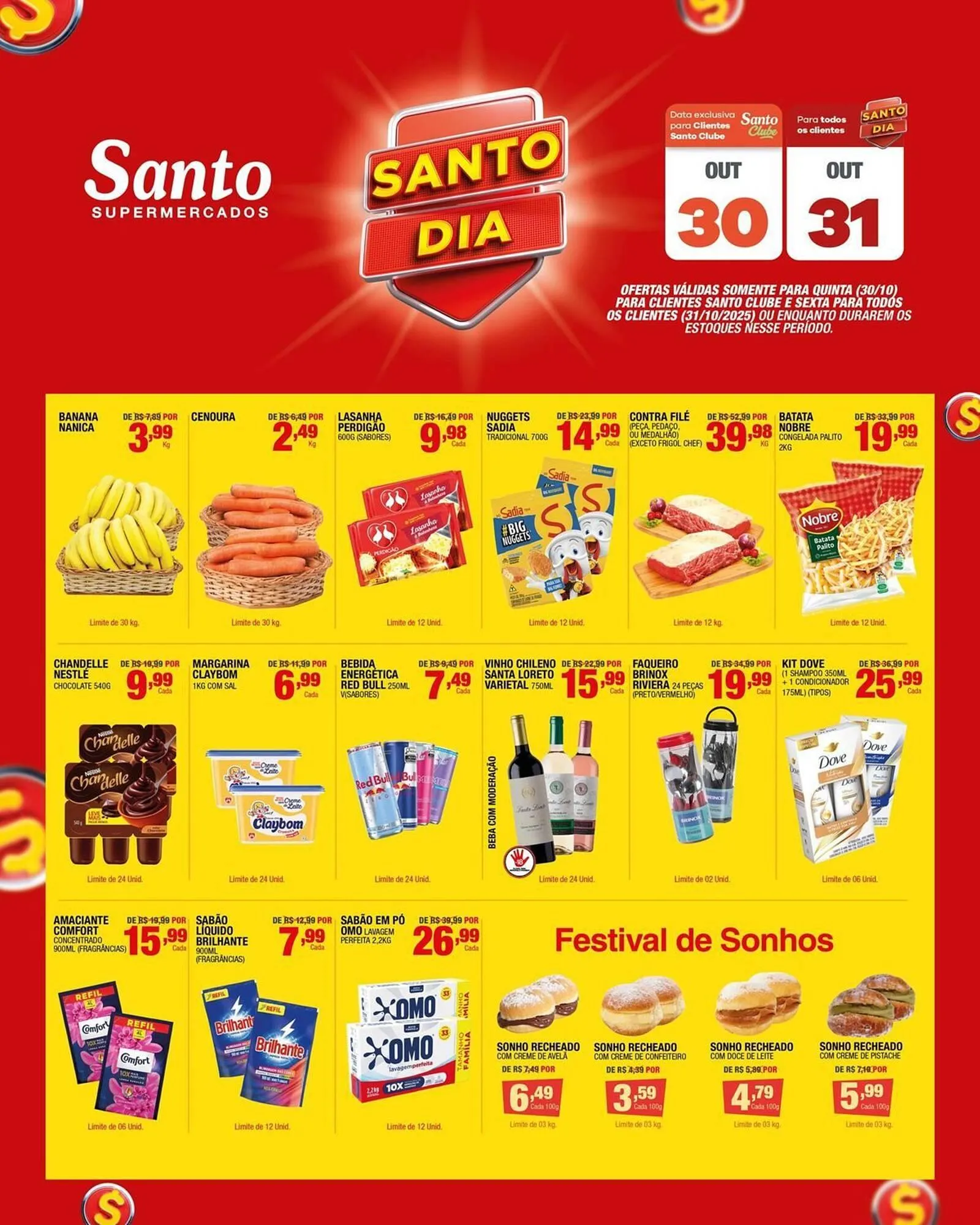 Encarte de Catálogo Santo Supermercados 3 de novembro até 4 de novembro 2025 - Pagina 2