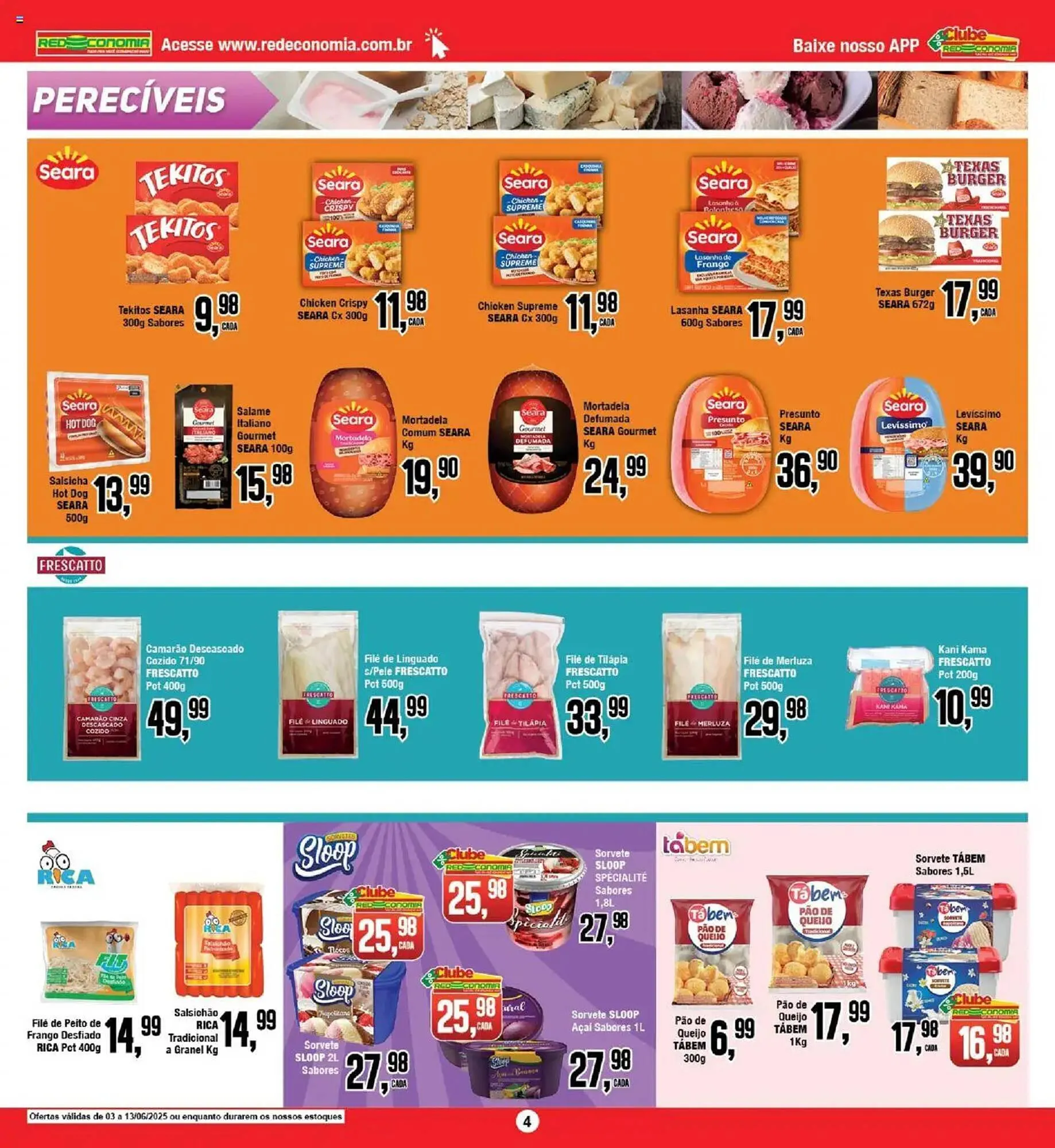 Encarte de Catálogo Redeconomia 3 de junho até 13 de junho 2025 - Pagina 4