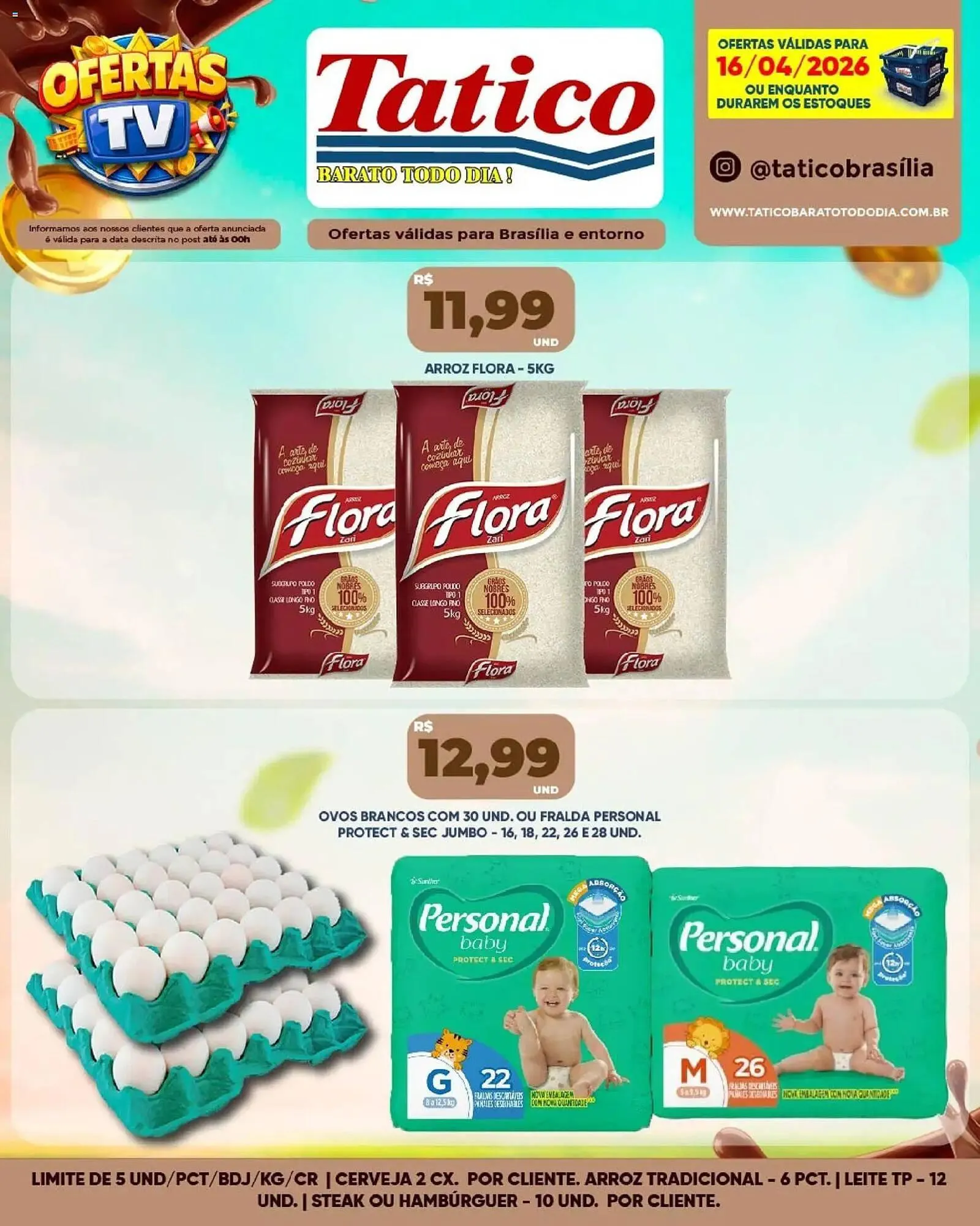 Encarte de Tabloide Tatico 16 de abril até 19 de abril 2026 - Pagina 12