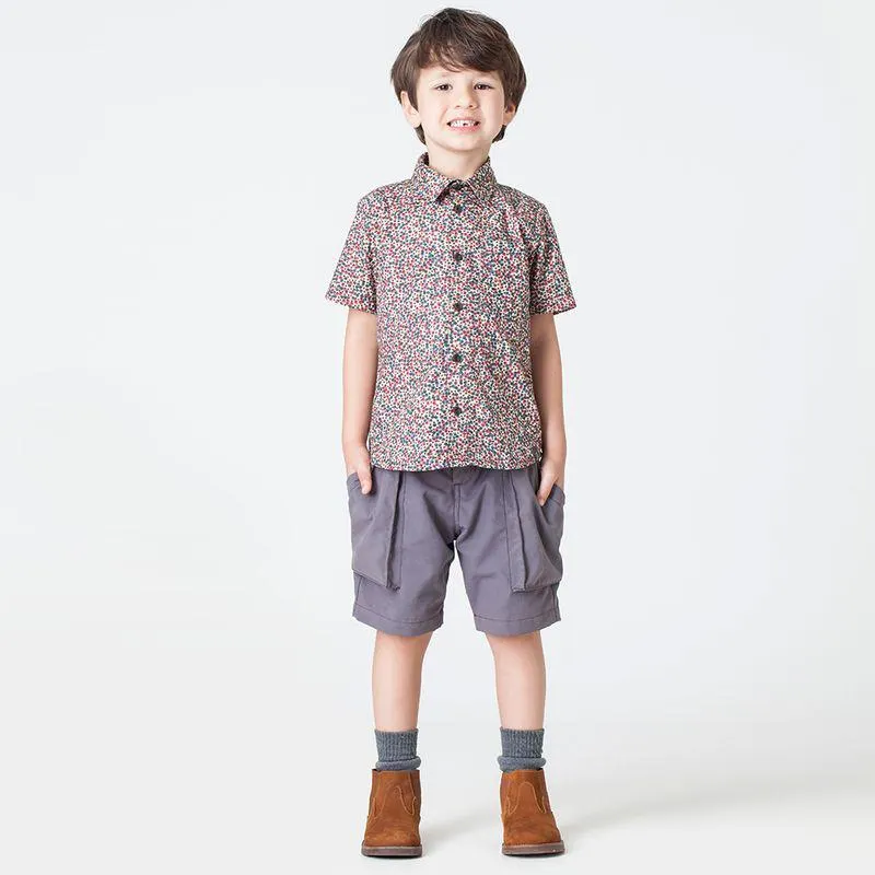 Camisa Infantil Menino Mini Sports Caqui