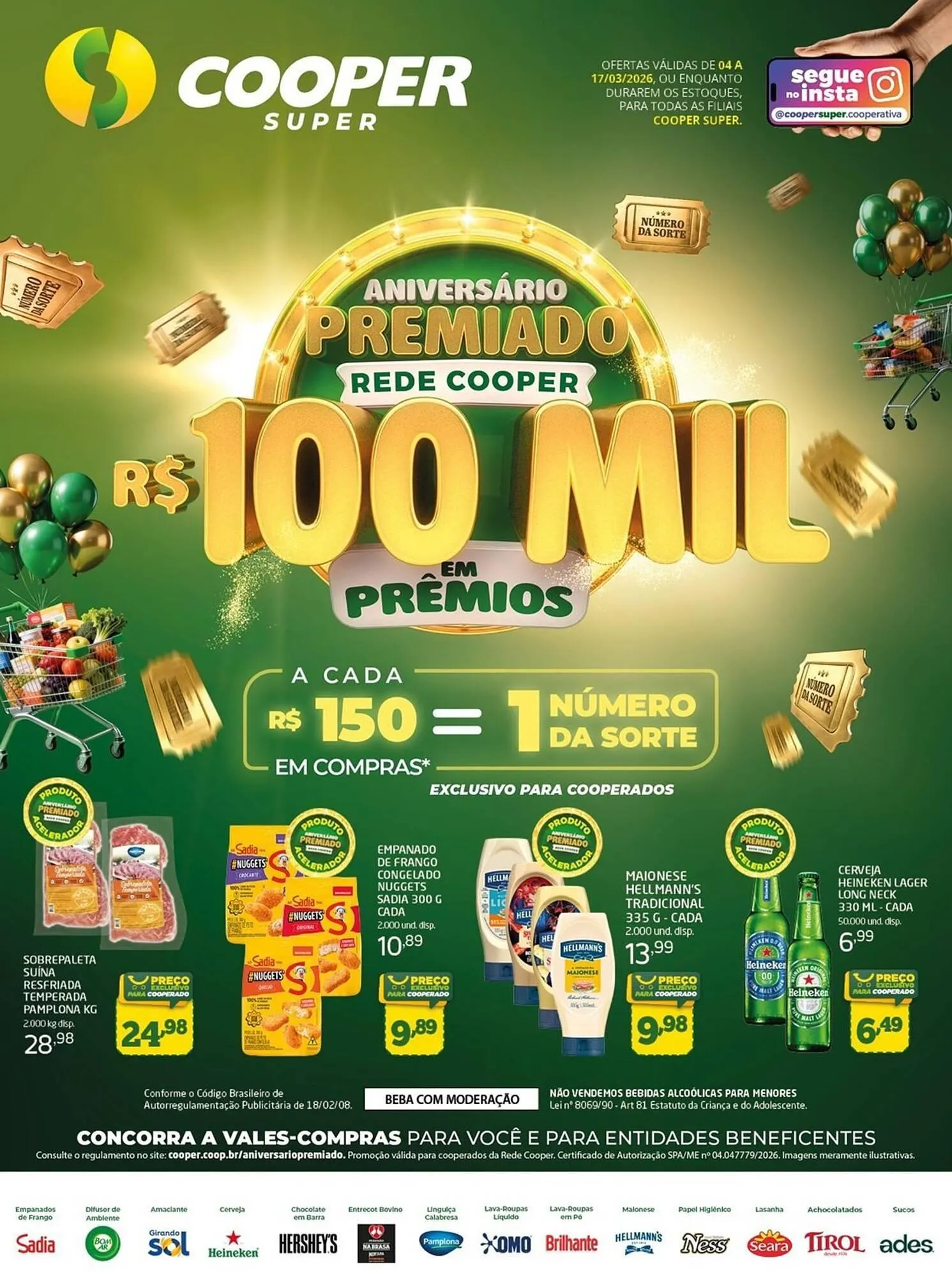 Encarte de Tabloide Cooper 4 de março até 17 de março 2026 - Pagina 1